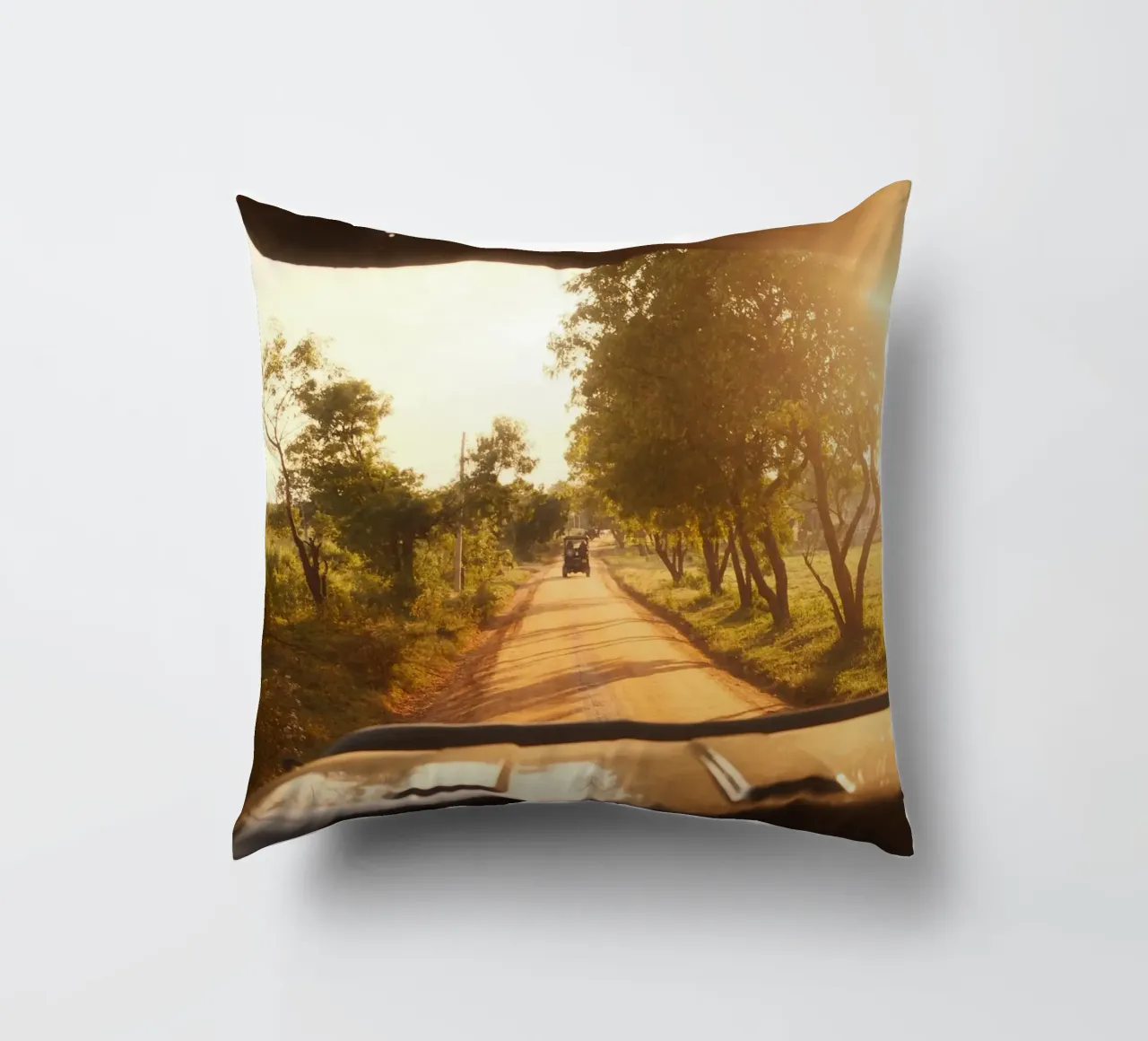 Golden Safari Trails cuscino da FujiPrints