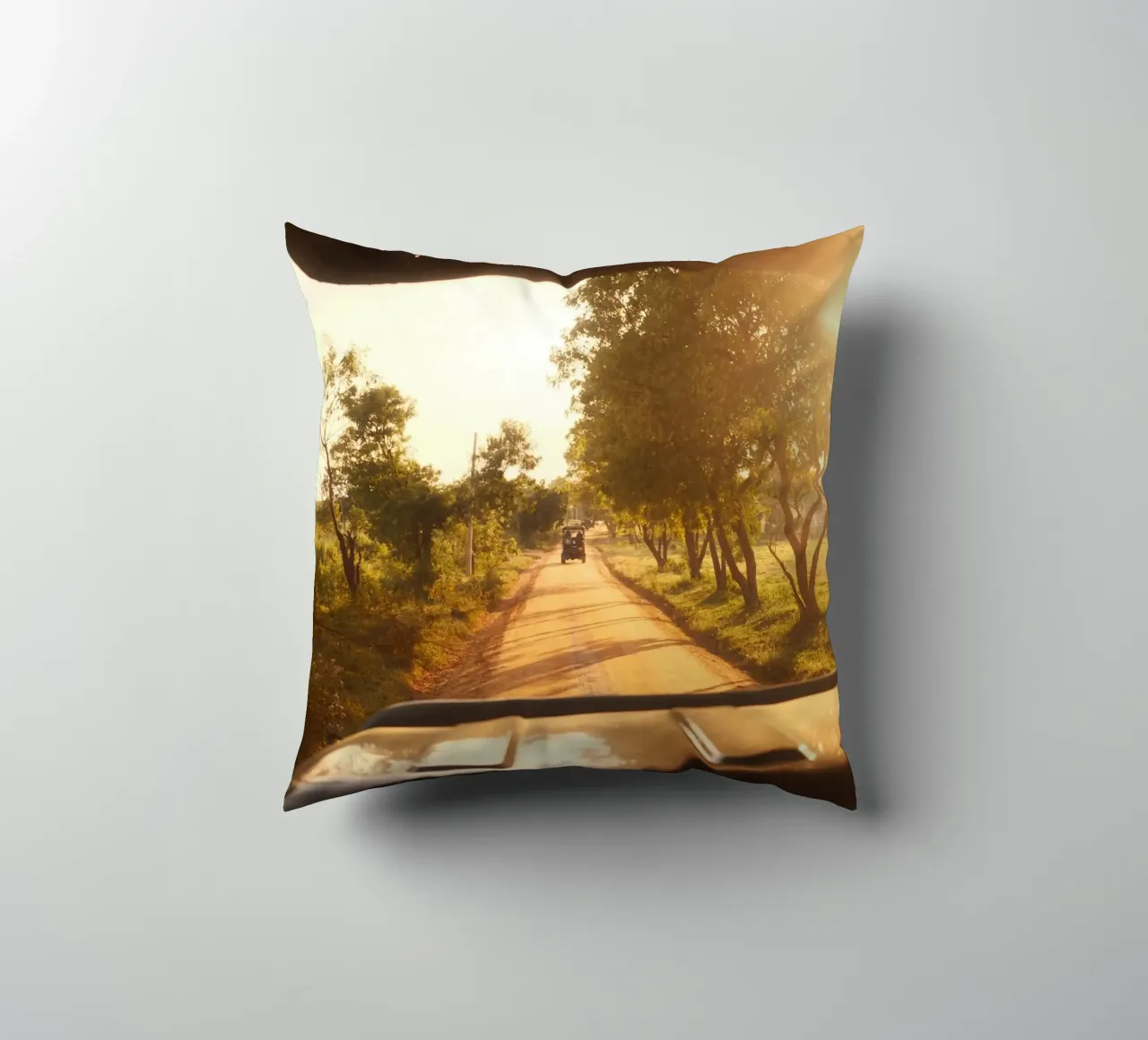Golden Safari Trails cuscino da FujiPrints