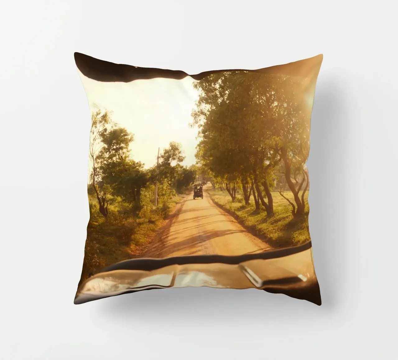 Golden Safari Trails cuscino da FujiPrints