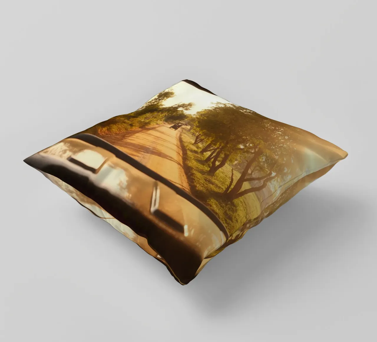 Golden Safari Trails cuscino da FujiPrints