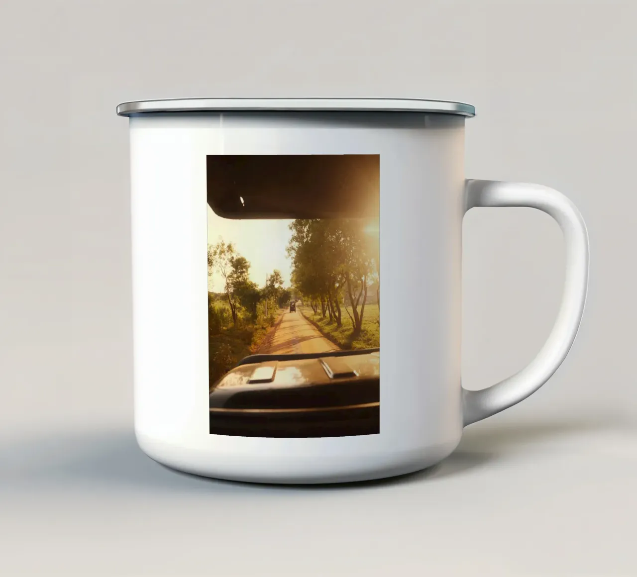 Golden Safari Trails tazza in smalto da FujiPrints