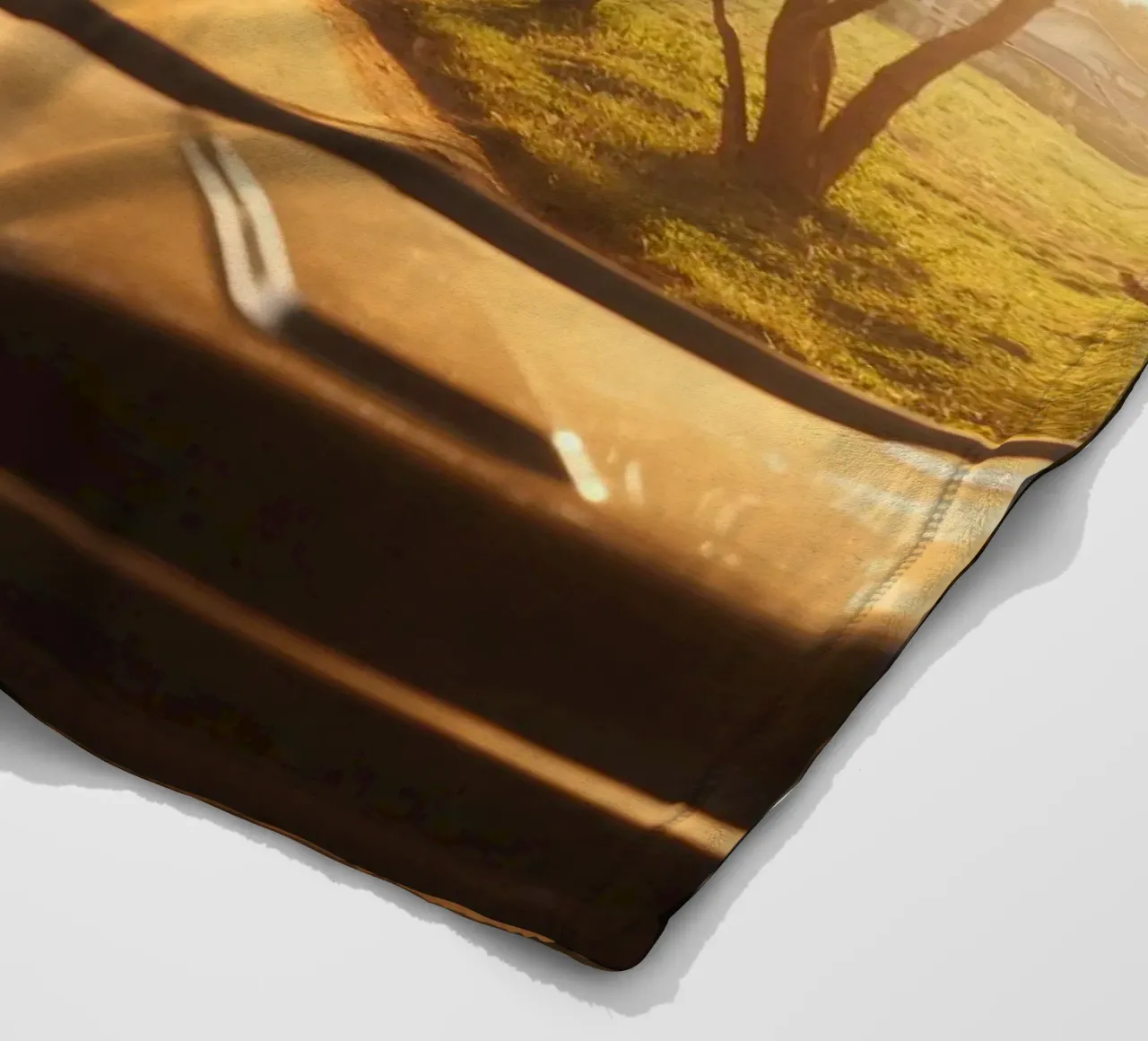 Golden Safari Trails coperta in pile da FujiPrints