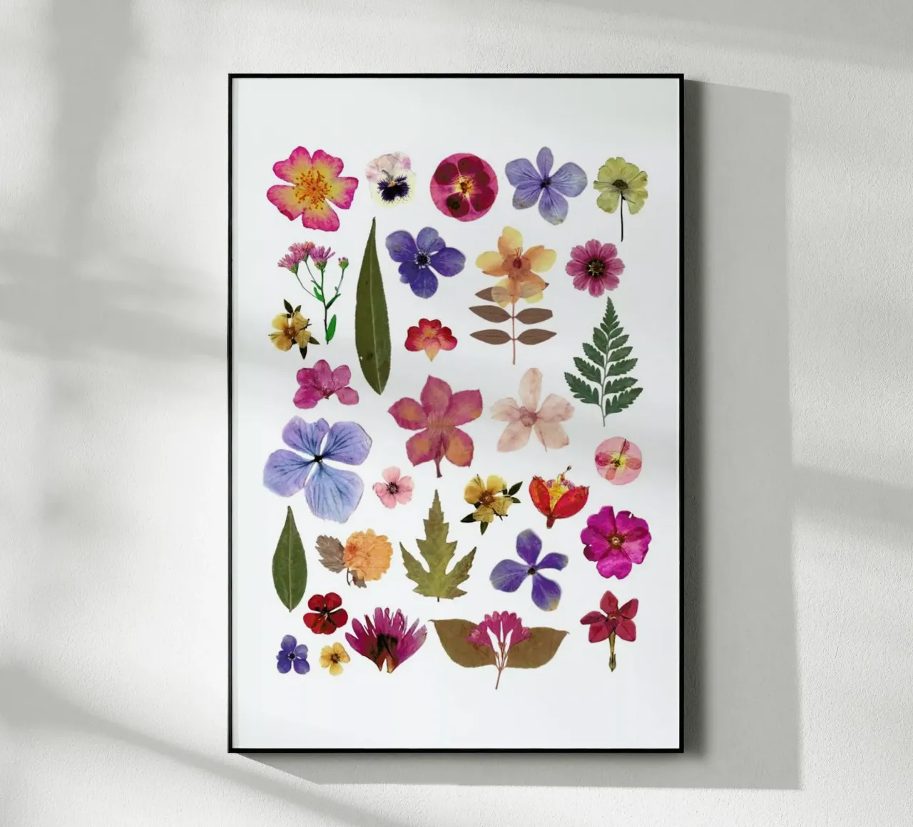 Pressed Flowers 01 plexiglass da Miles of Light