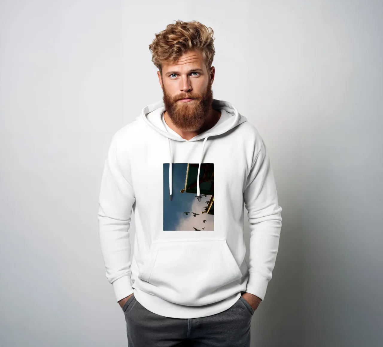Annapurna Temple Sky felpa con cappuccio da FujiPrints