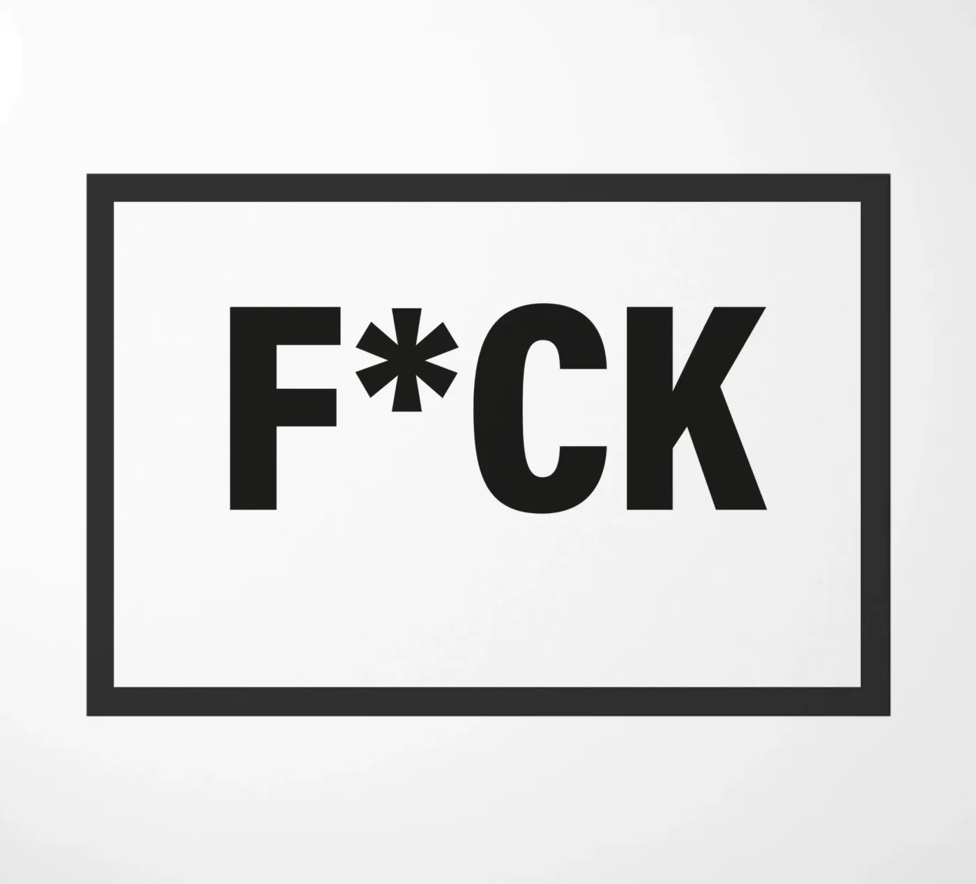 F*CK zerbino da Typografik