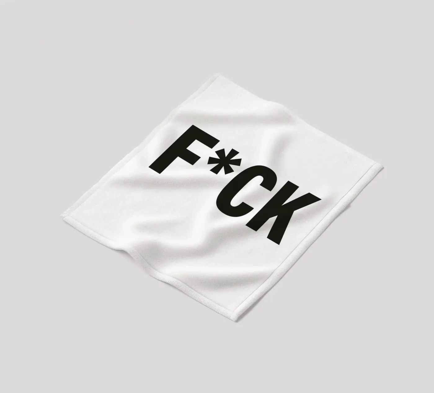 F*CK Fleecedecke von Typografik