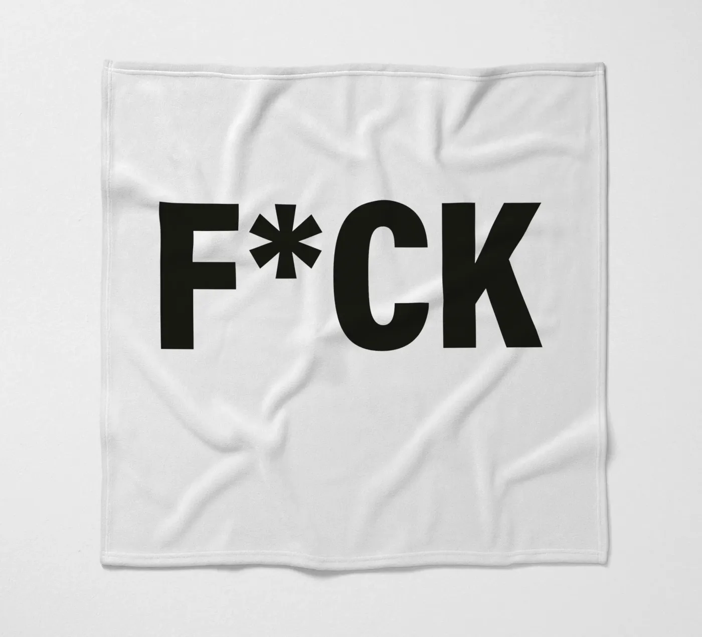 F*CK fleecedeken van Typografik