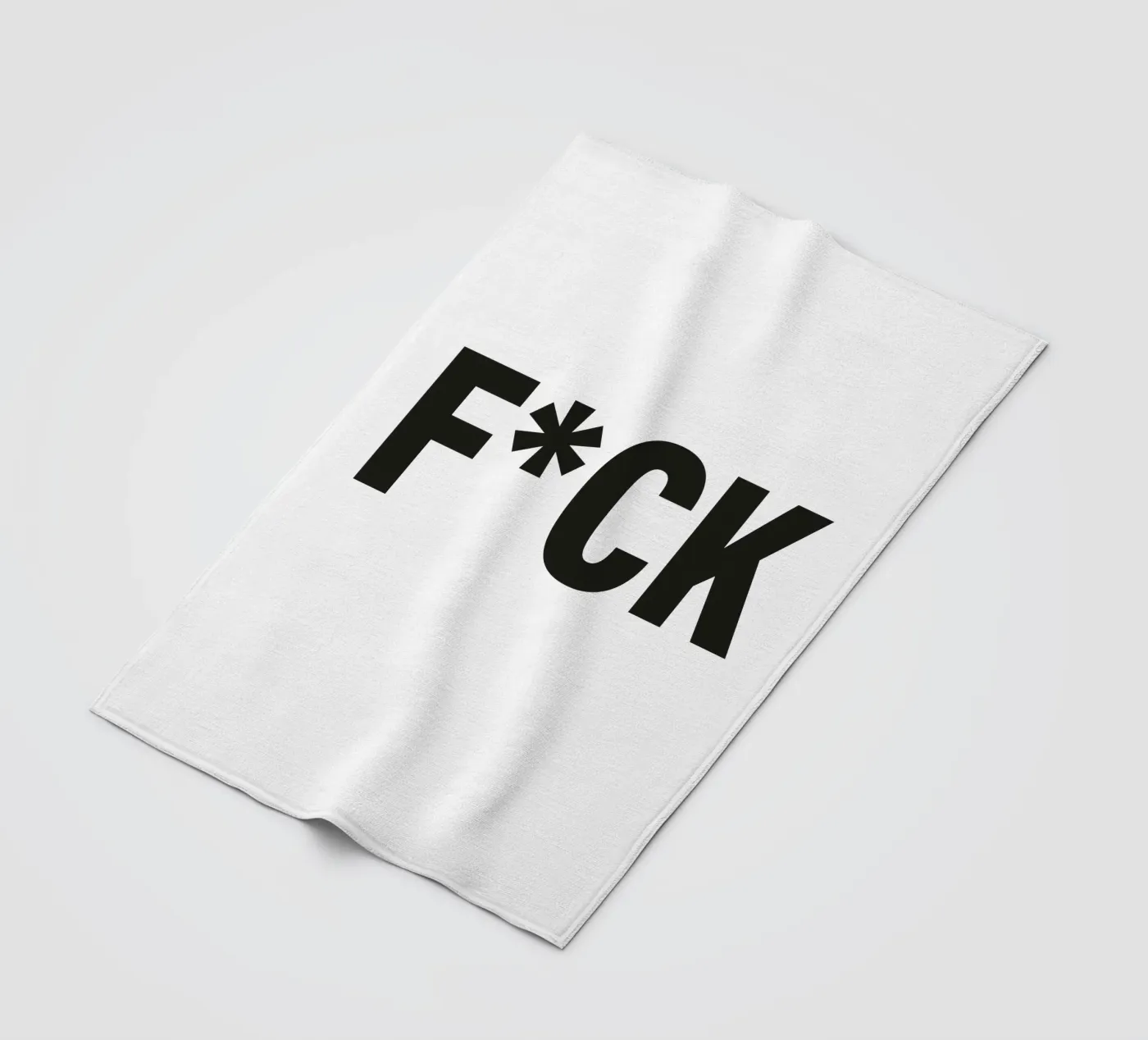 F*CK Fleecedecke von Typografik