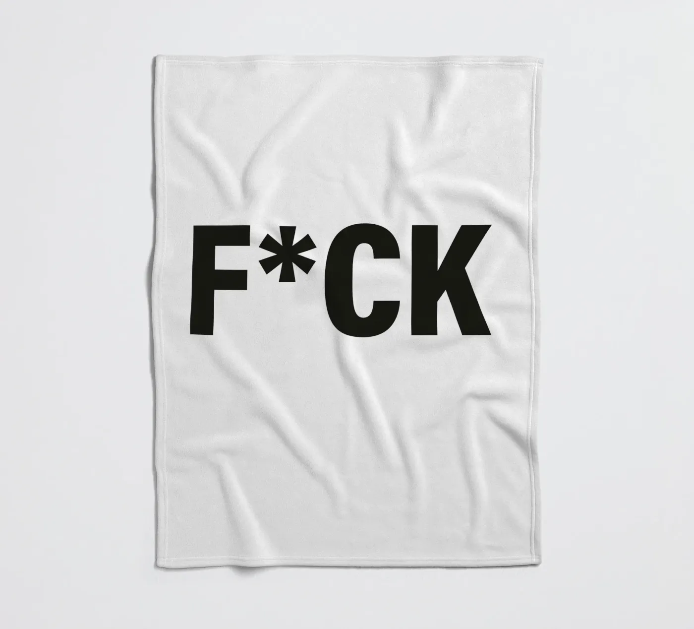 F*CK Fleecedecke von Typografik