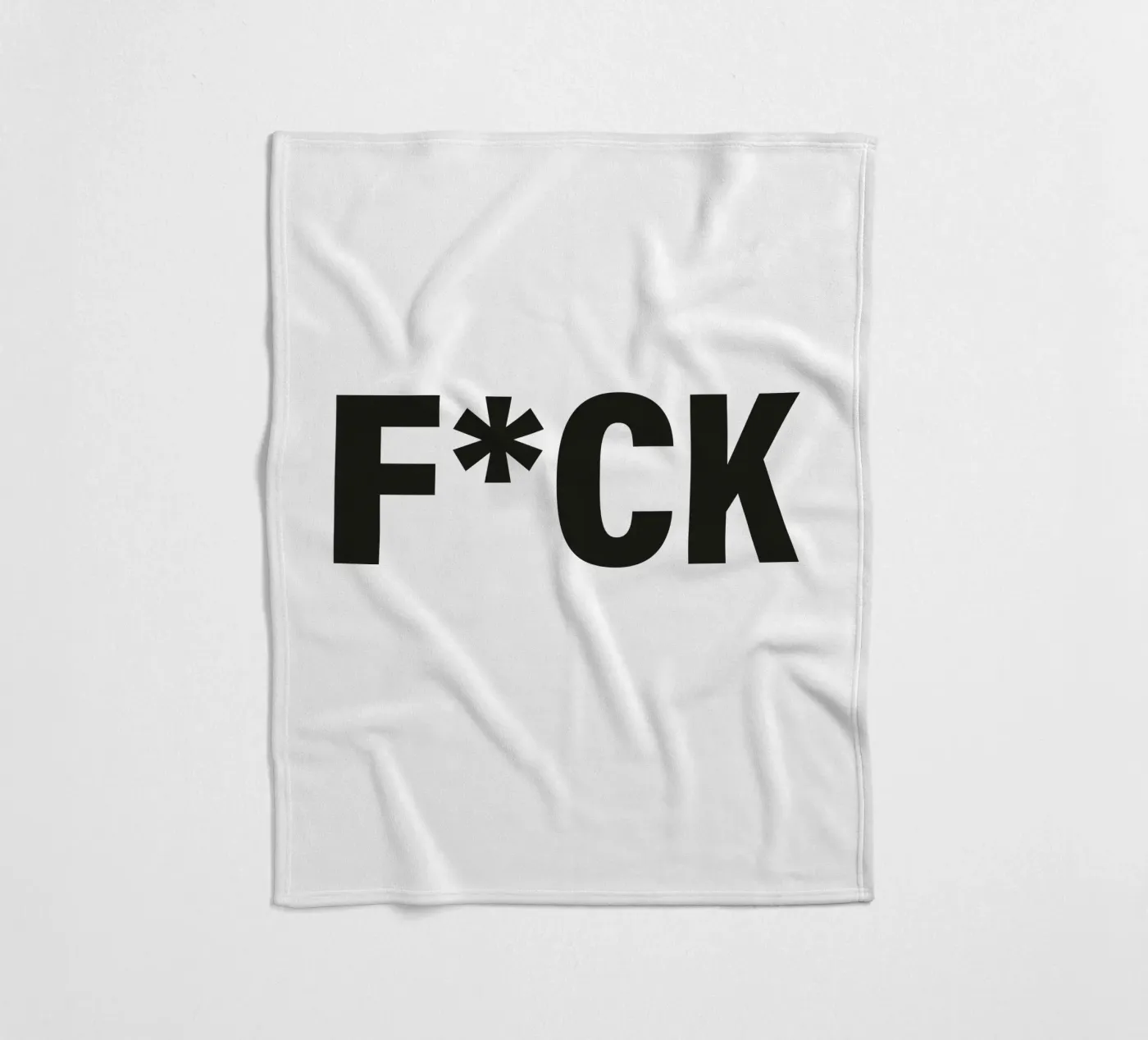 F*CK Fleecedecke von Typografik