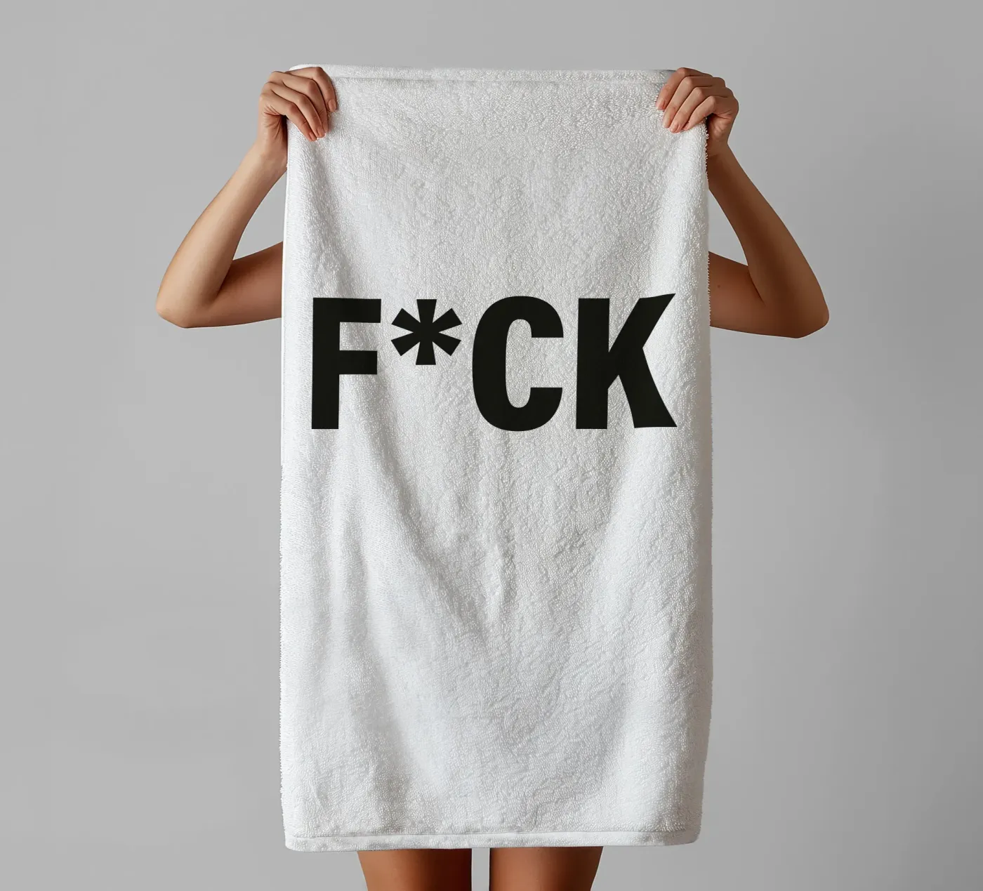 F*CK towel by Typografik