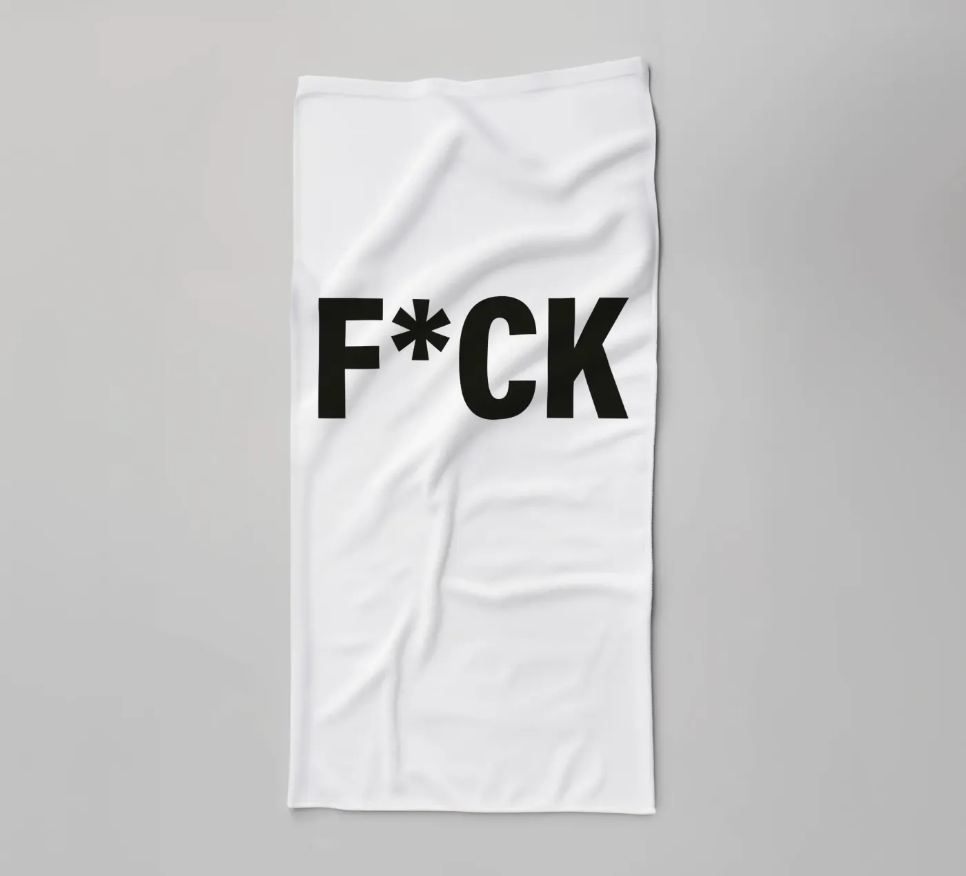 F*CK towel by Typografik