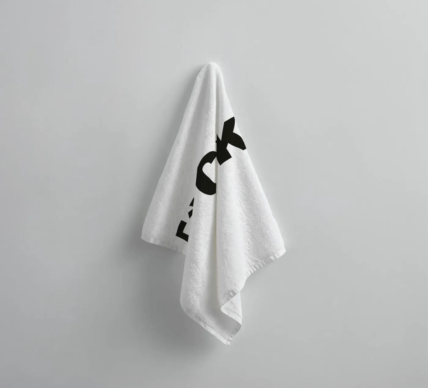 F*CK towel by Typografik