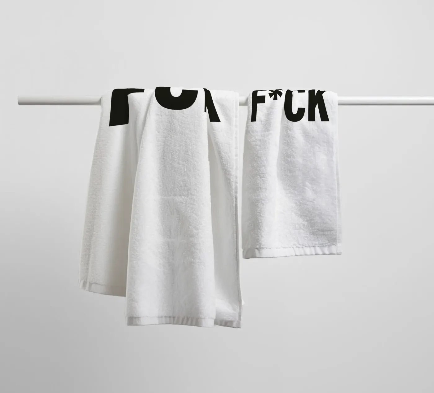F*CK towel by Typografik