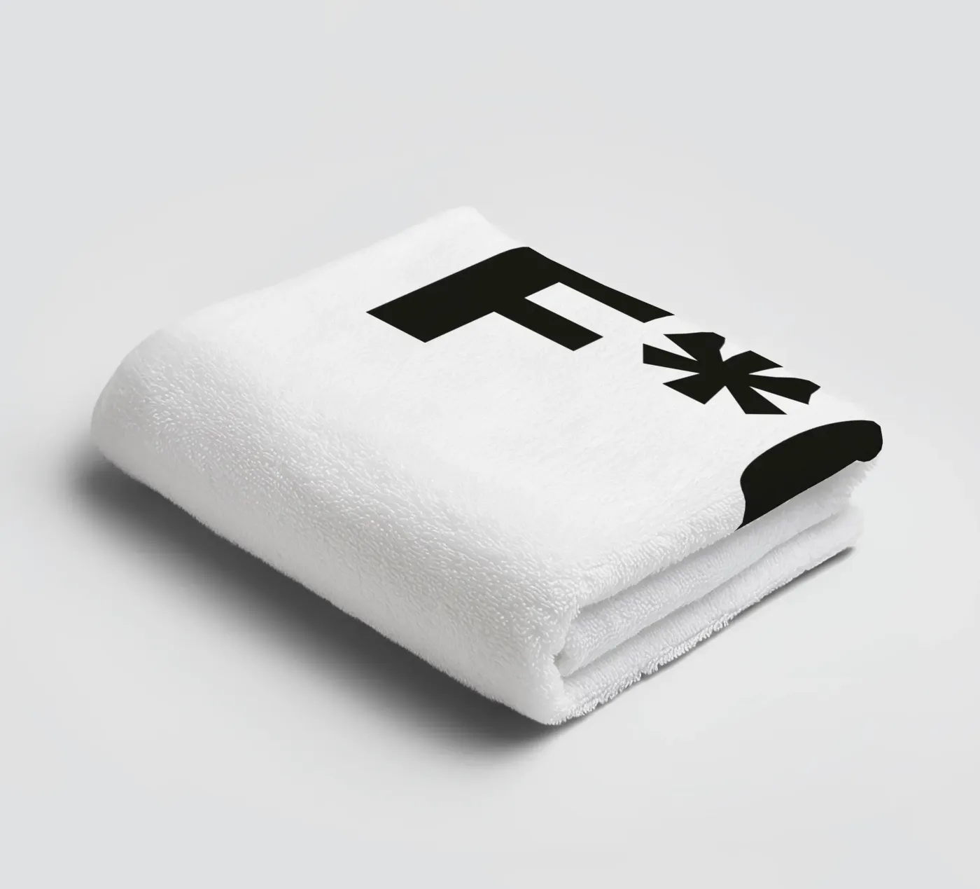 F*CK towel by Typografik