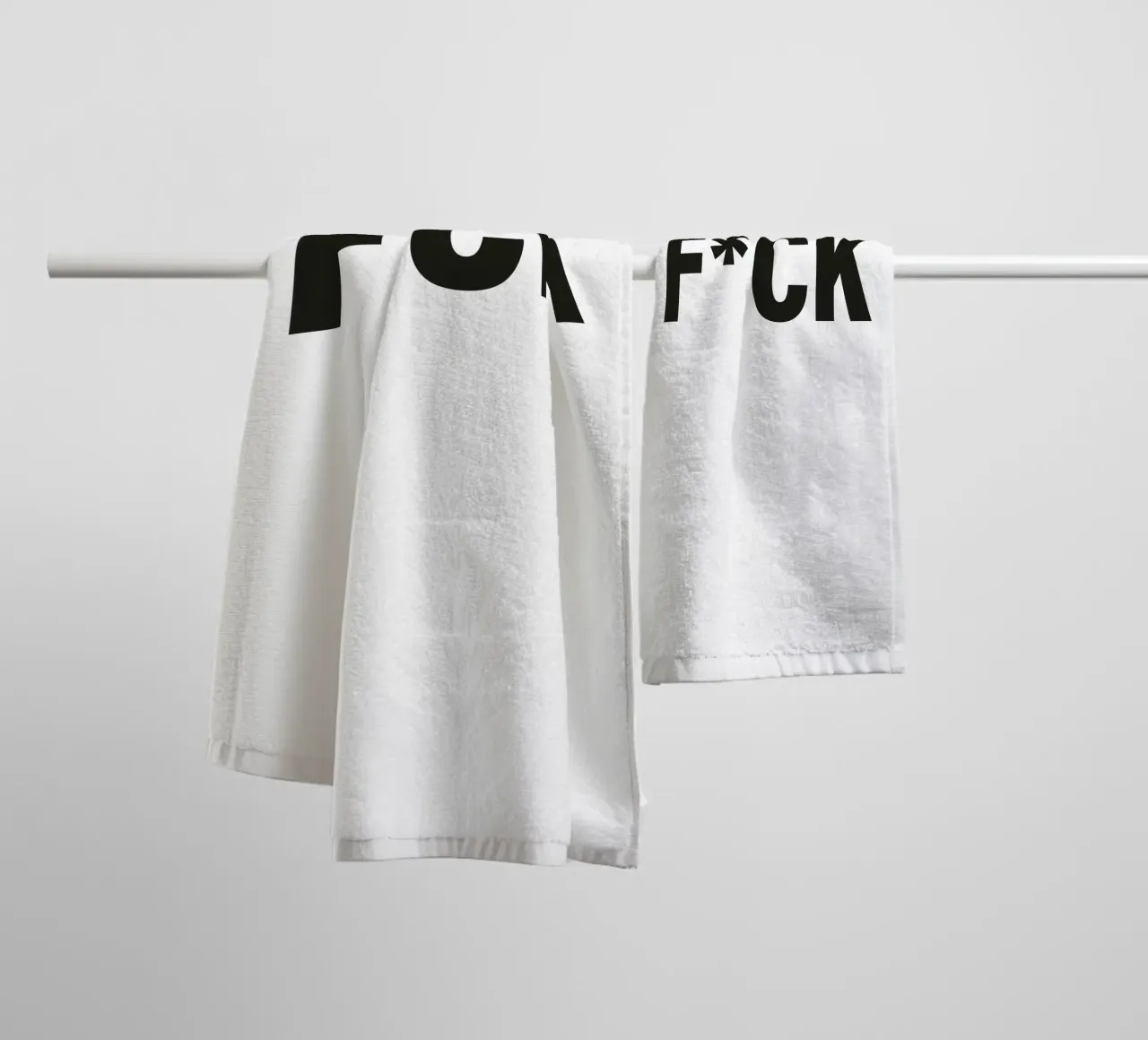 F*CK asciugamano da bagno da Flo Klein