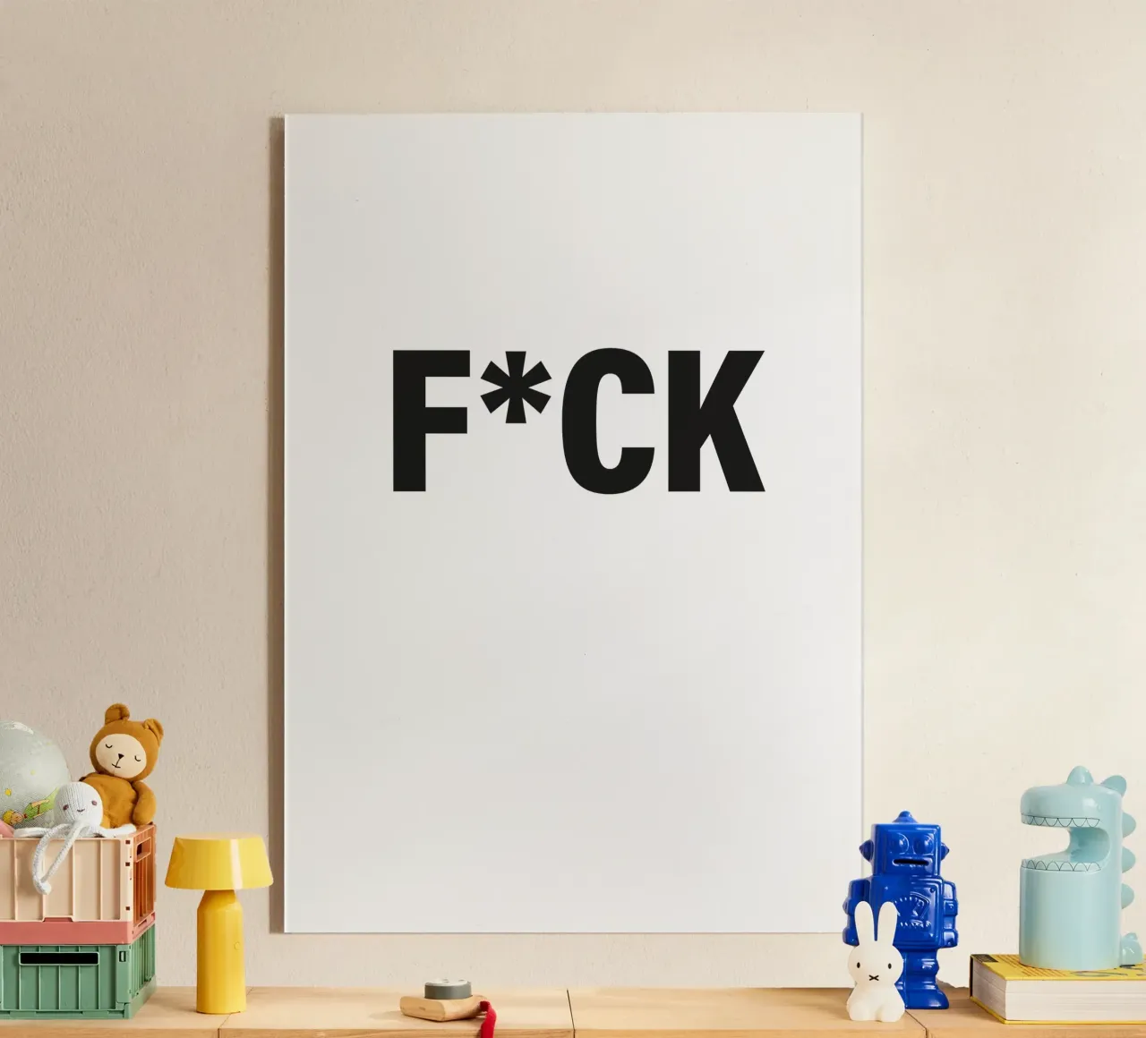 F*CK plexiglass da Flo Klein