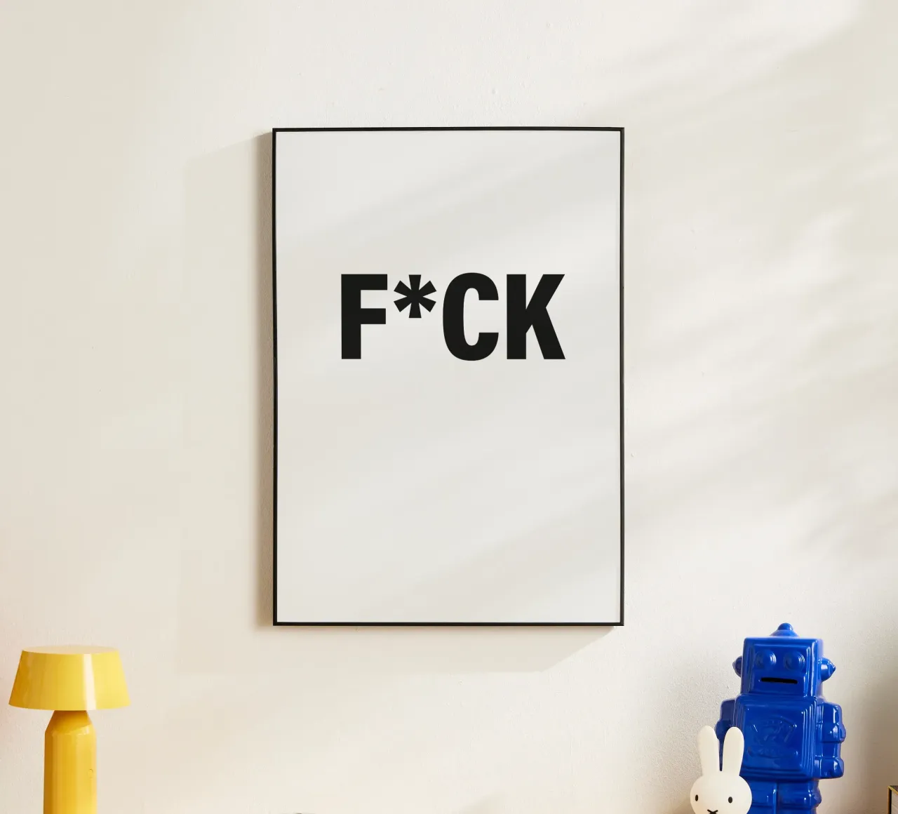F*CK alluminio dibond da Flo Klein
