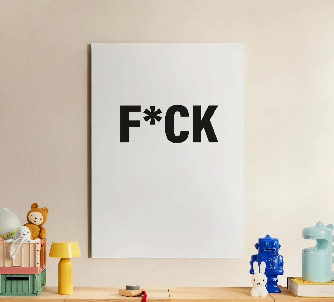 F*CK pannello forex da Typografik