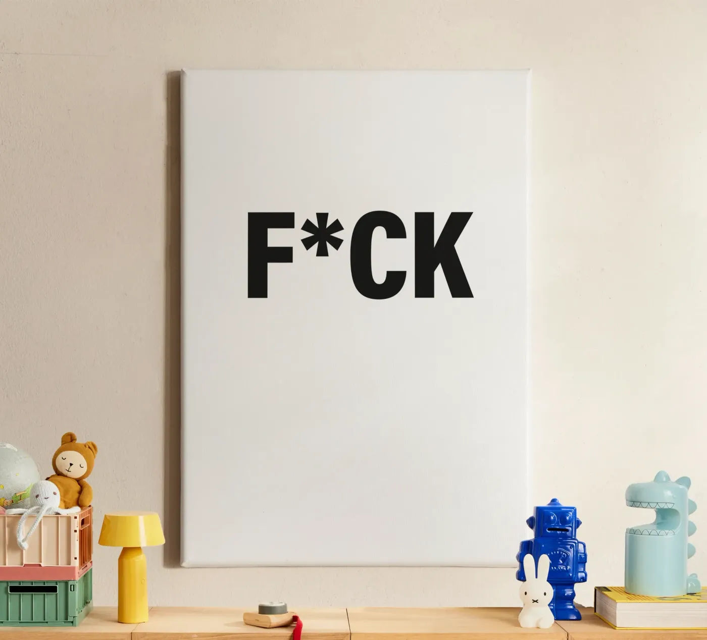 F*CK tela da Typografik