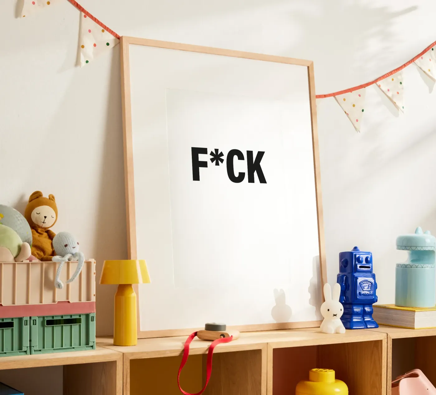 F*CK Poster von Typografik