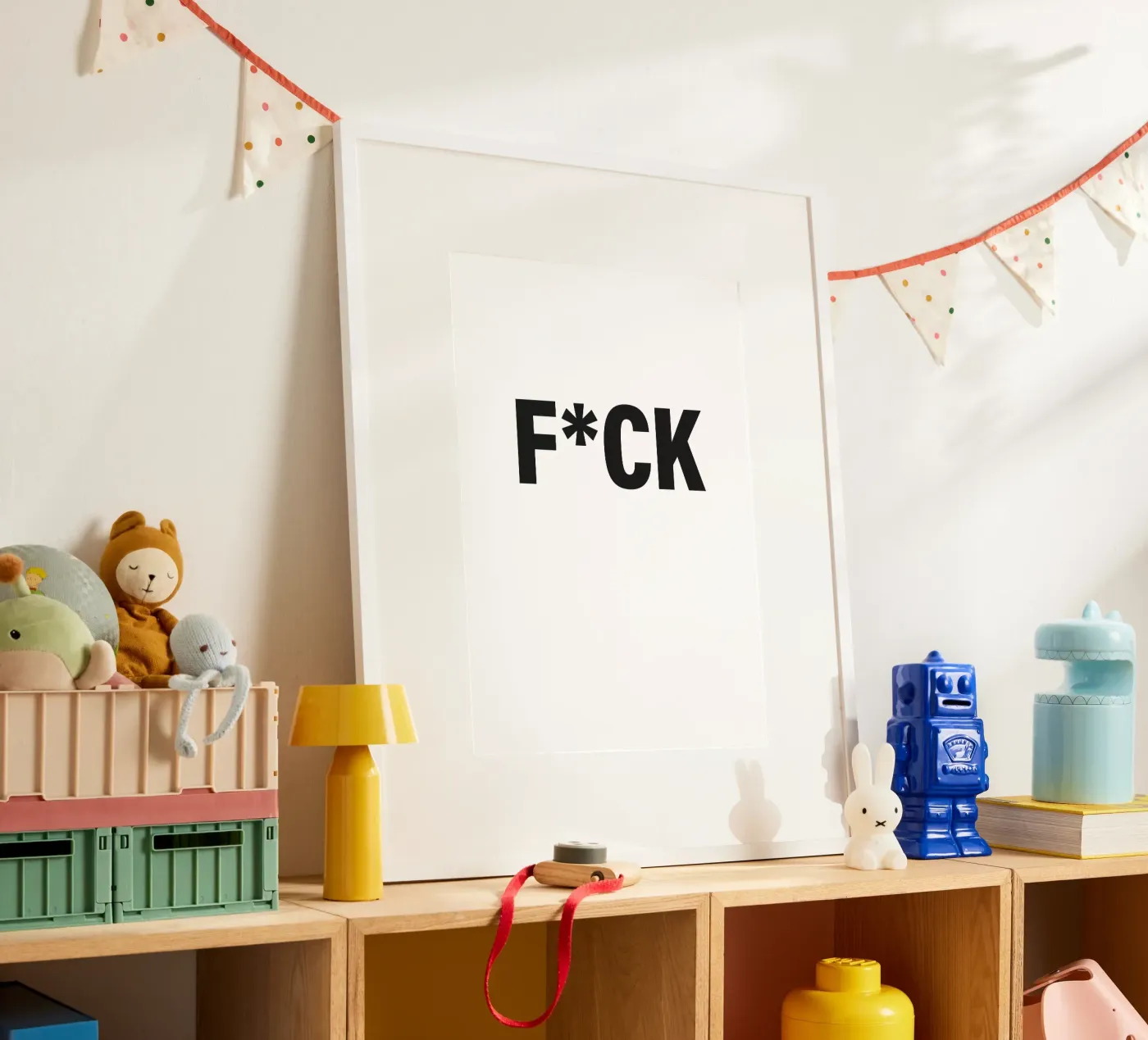 F*CK Poster von Typografik