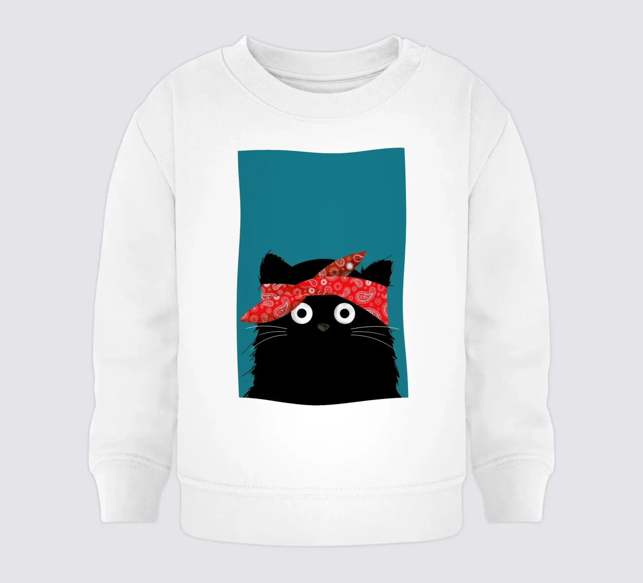 Cat - 2 Pac felpa neonato da Doozal
