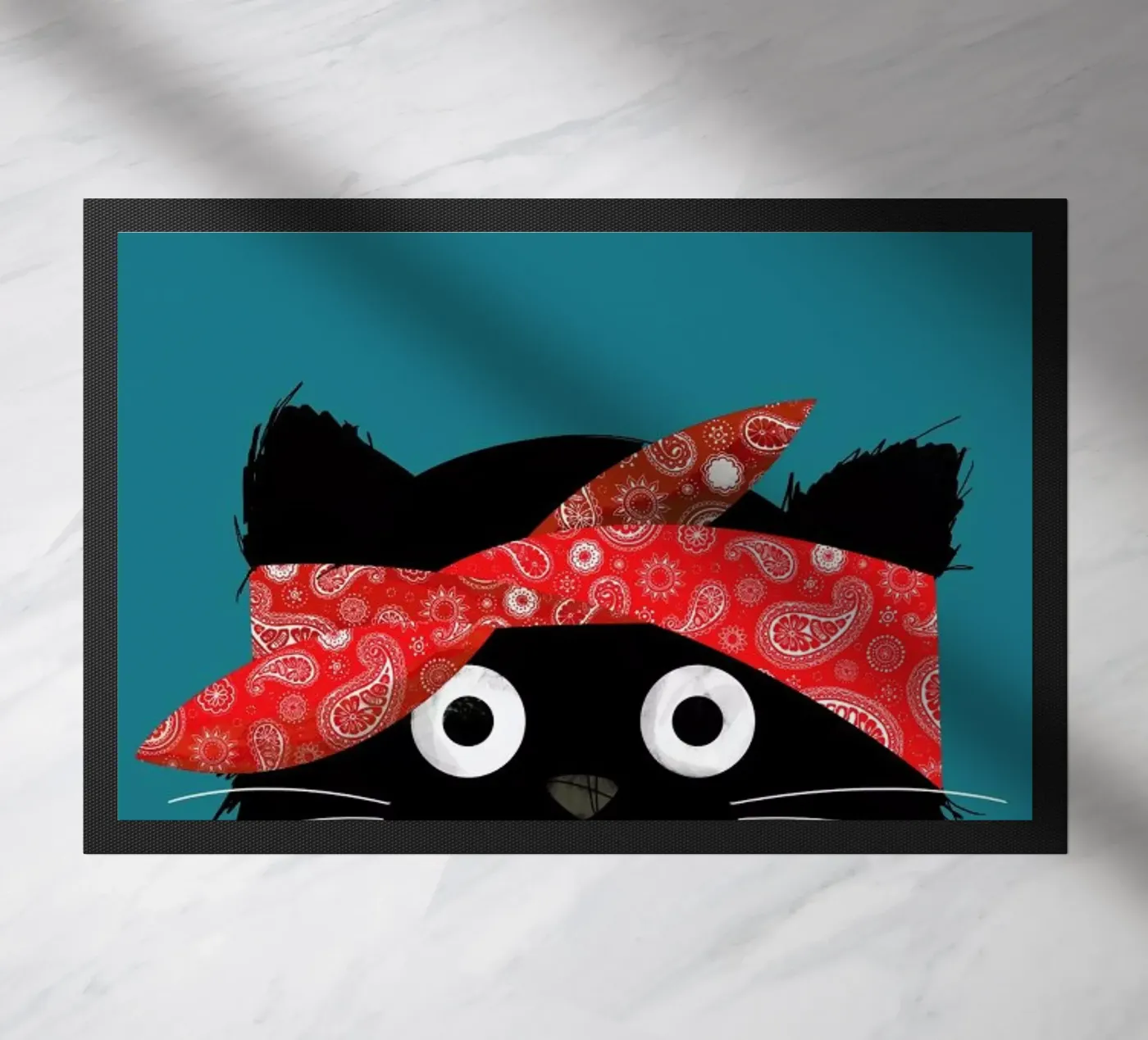 Cat - 2 Pac deurmat van Doozal