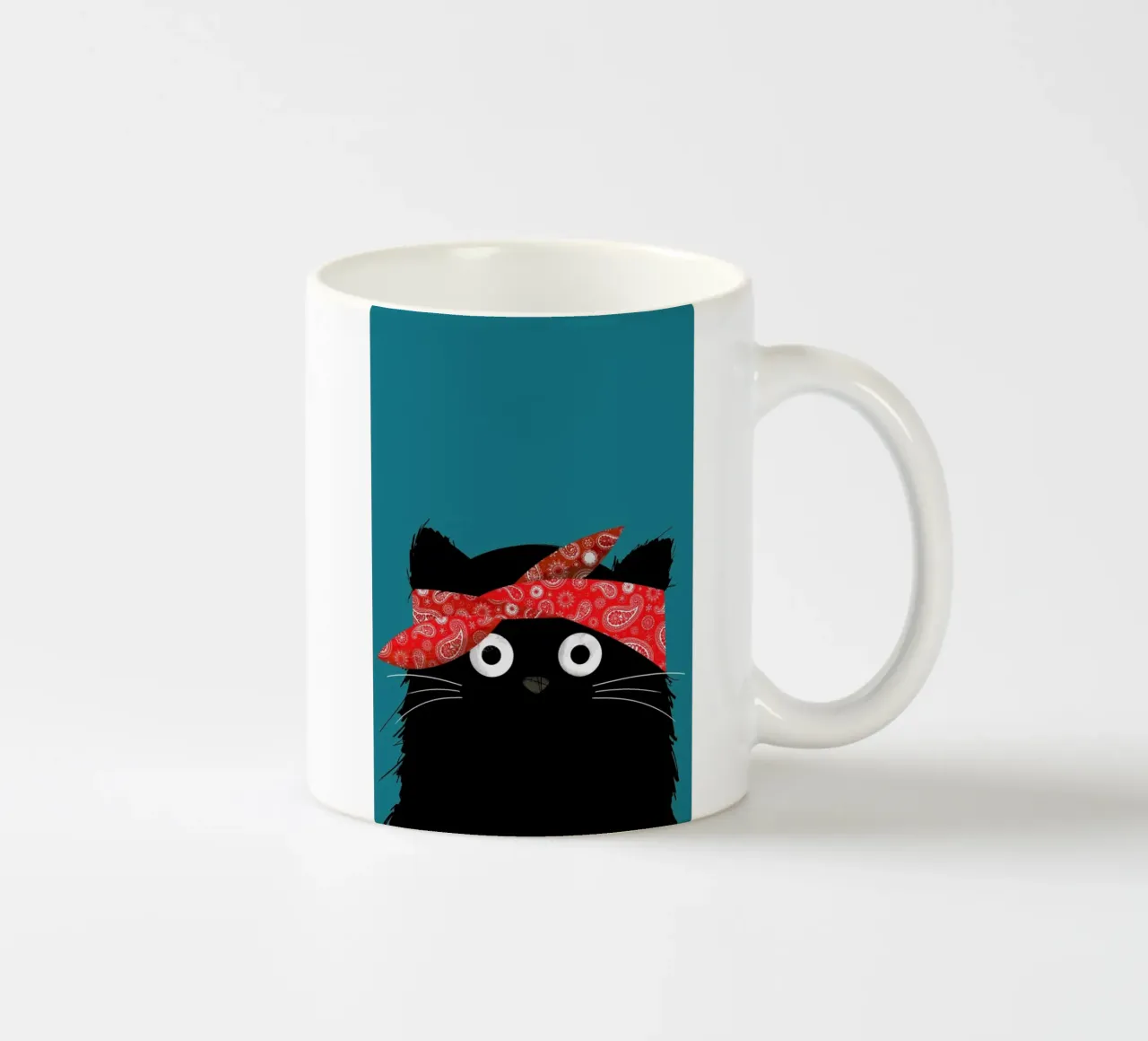Cat - 2 Pac tazza in ceramica da Doozal