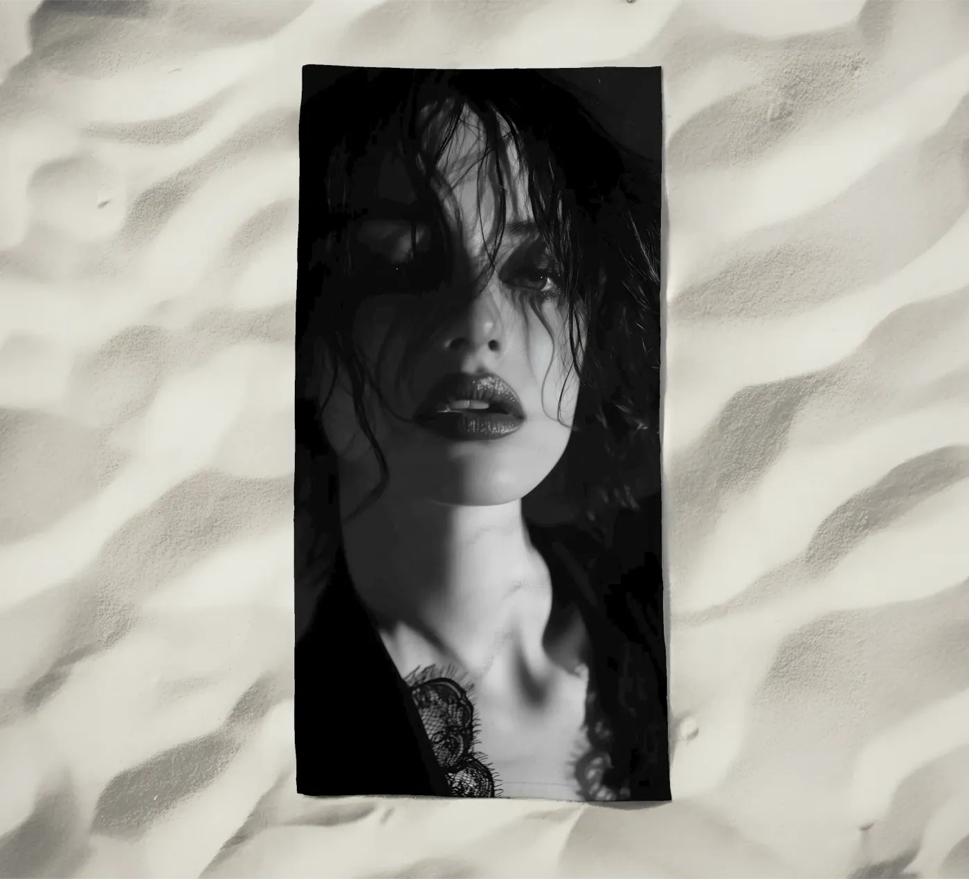 Desiderio nero telo mare da Visiophia