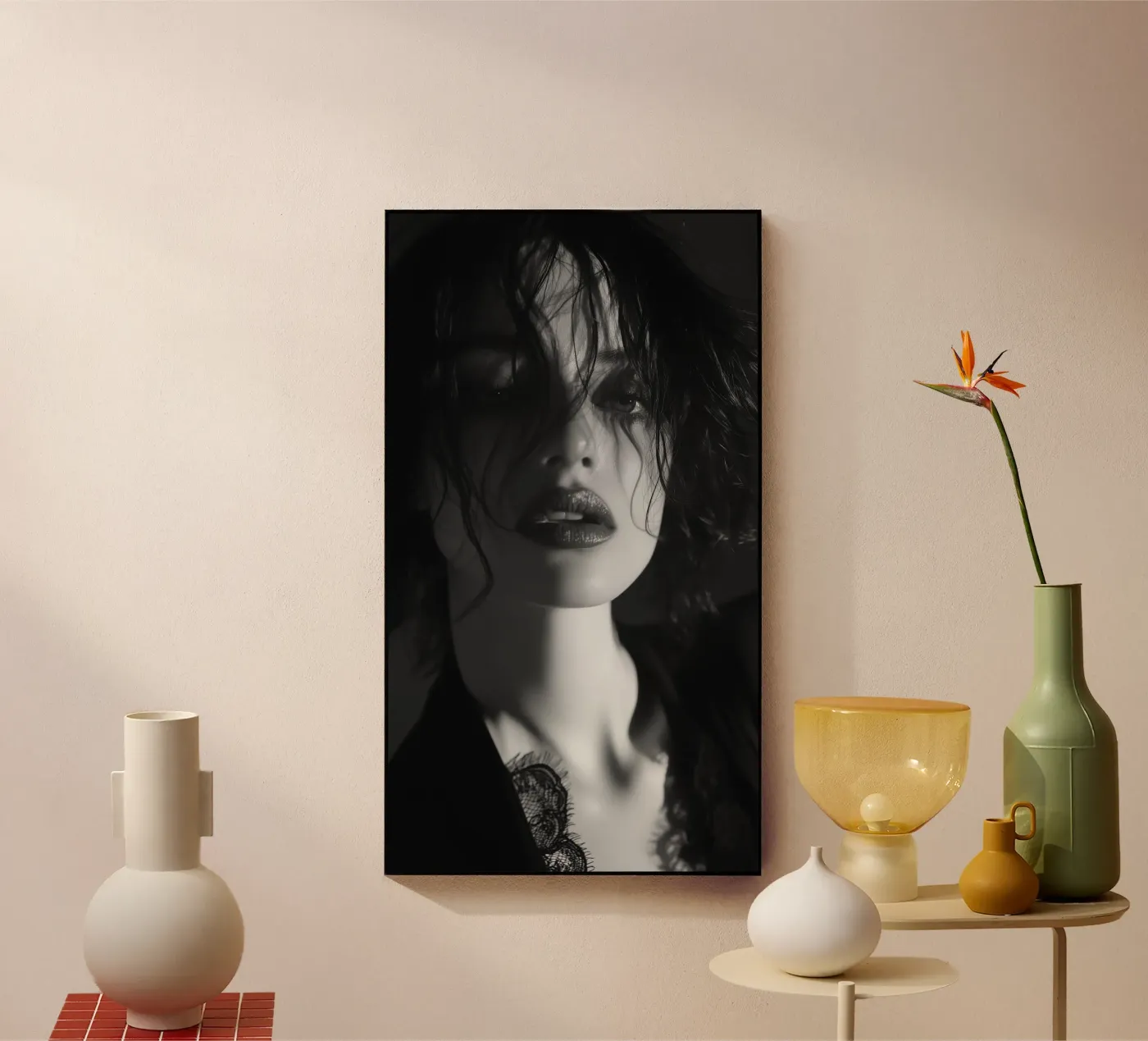 Black Desire acryl van Visiophia