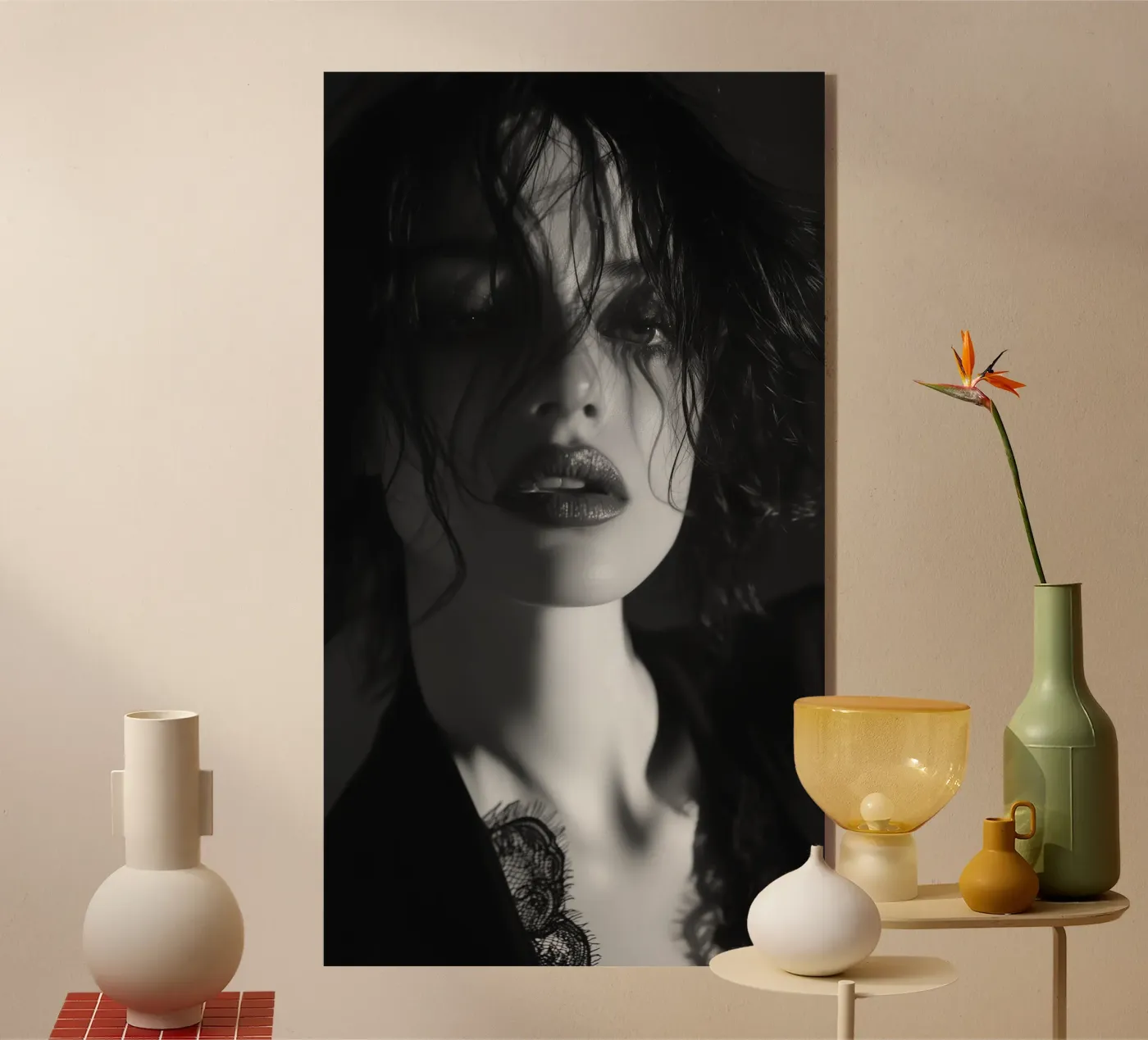 Black Desire acryl van Visiophia