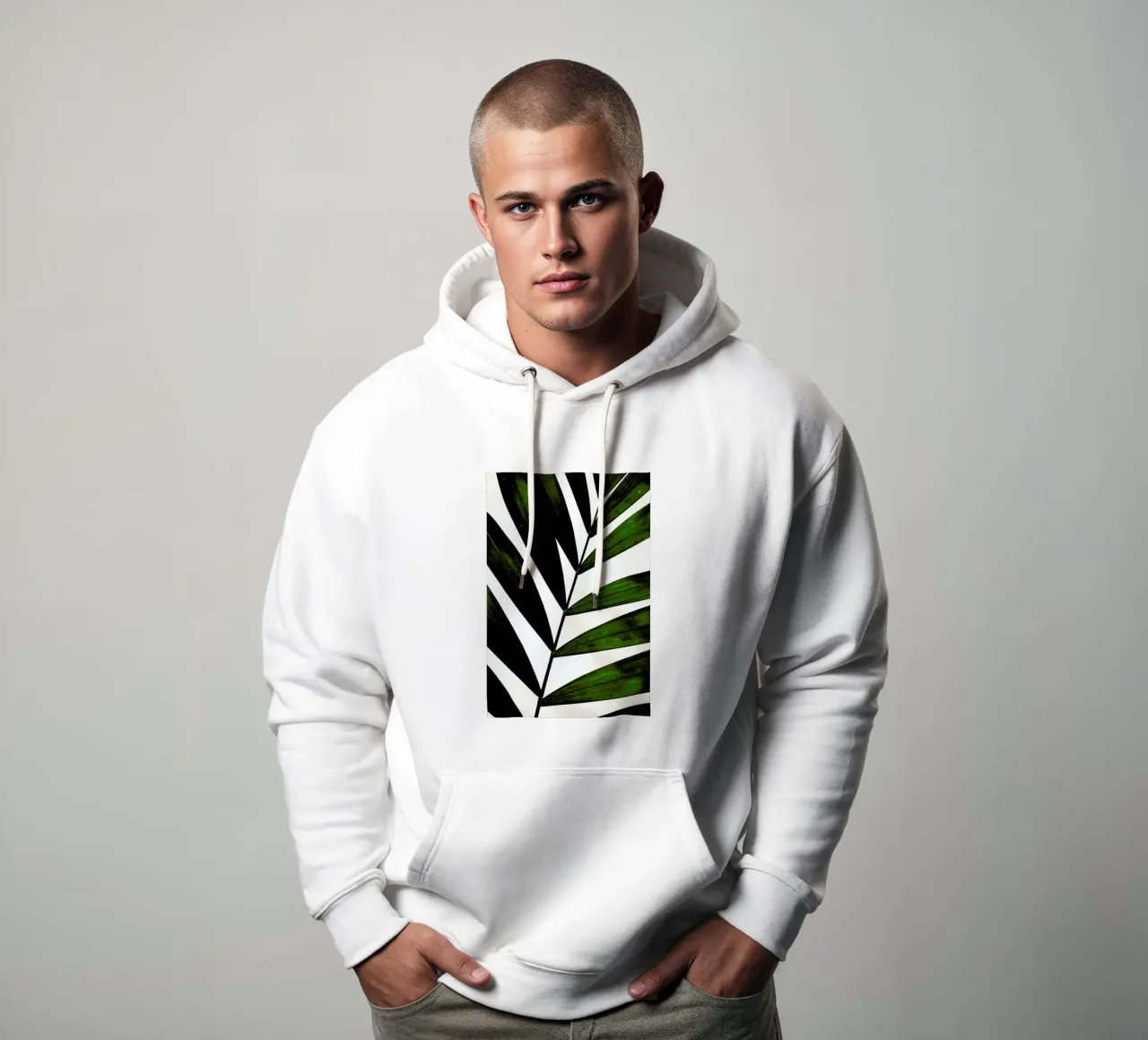 Botanical Symmetry felpa con cappuccio da Babett Schultze
