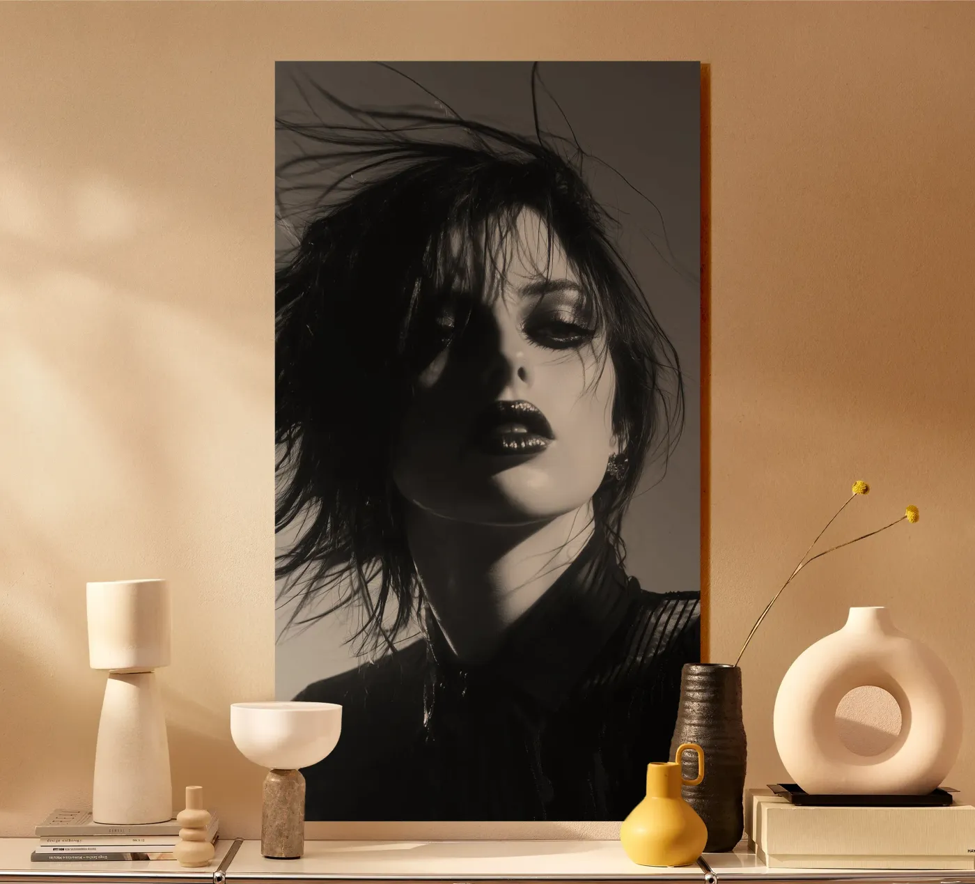 Black Velvet acryl van Visiophia