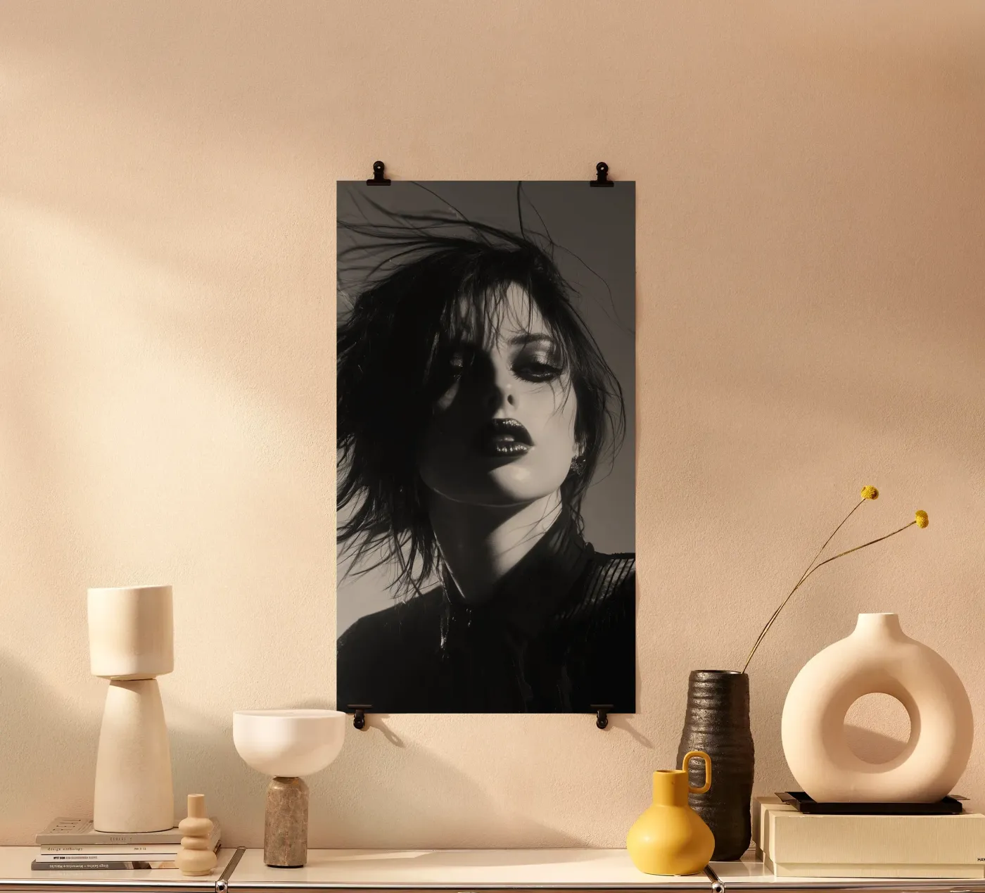 Black Velvet Poster von Visiophia