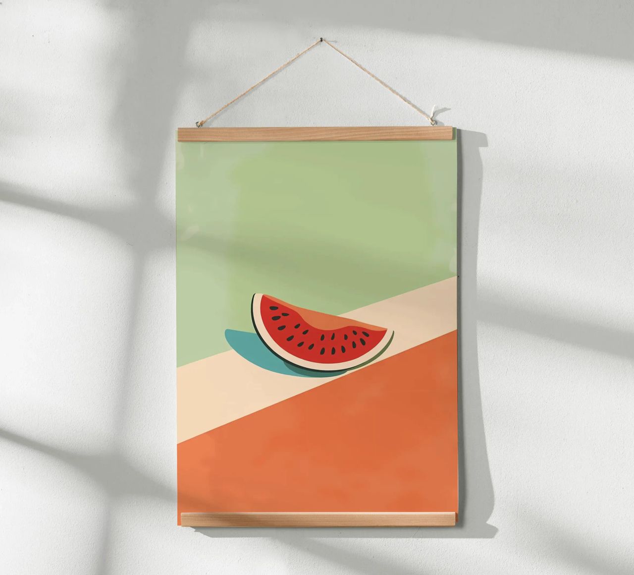 Watermelon symbolr poster by Caeson