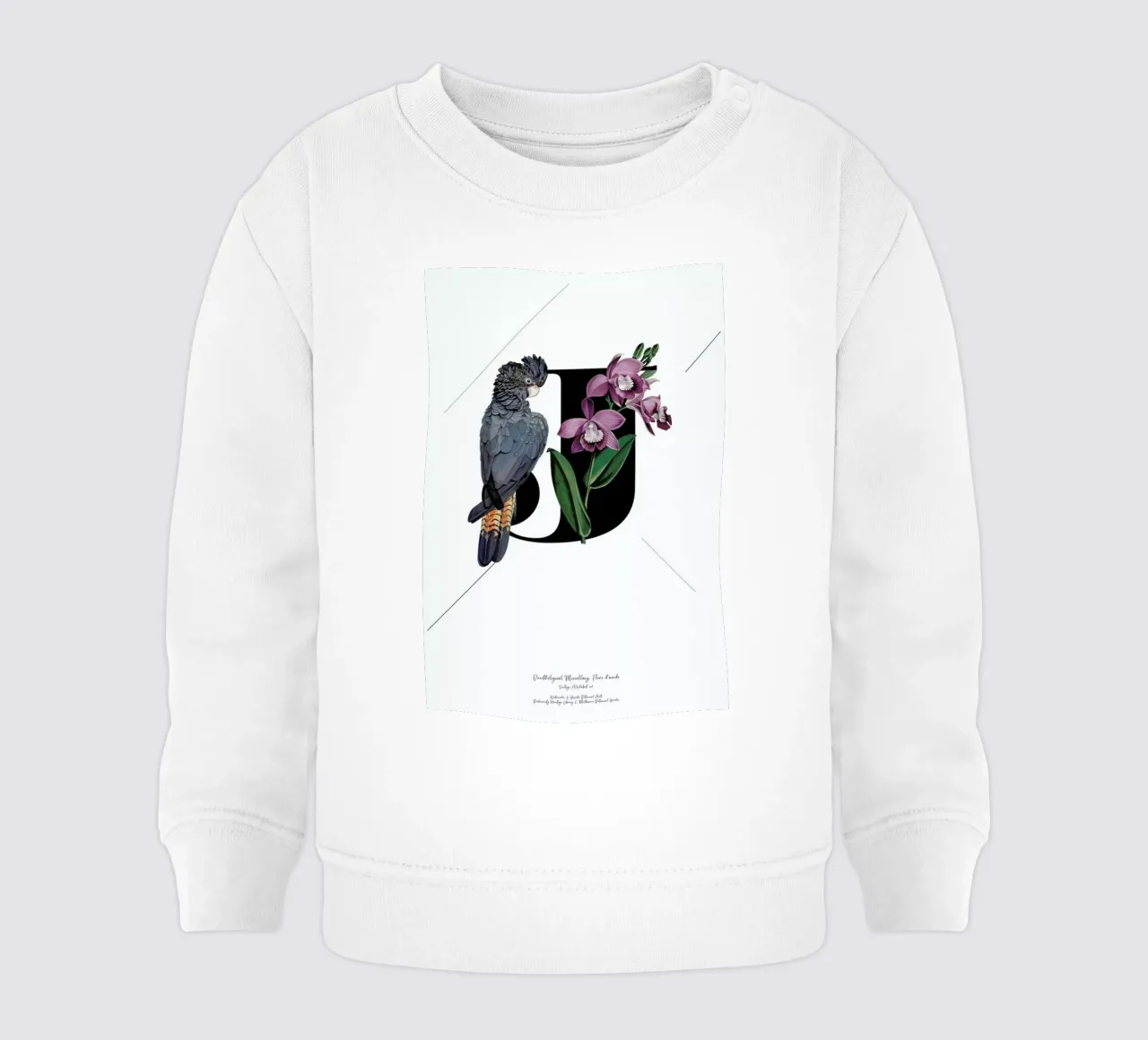 Botanical Alphabet - J felpa neonato da Froilein Juno