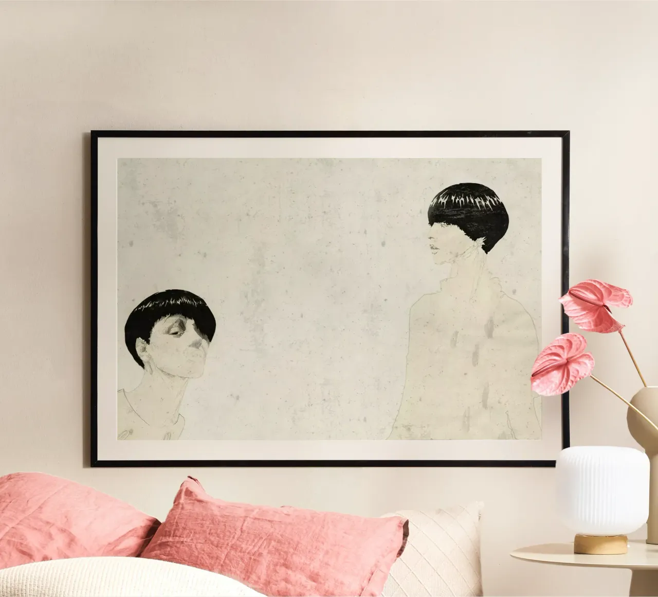 [ha zlˌnʊs] poster con telaio in plastica da Julia Danckwerth