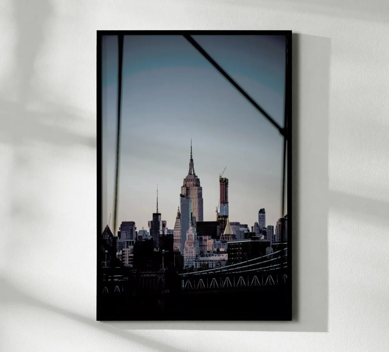 Manhattanites I poster con telaio in alluminio da Cordula Schaefer