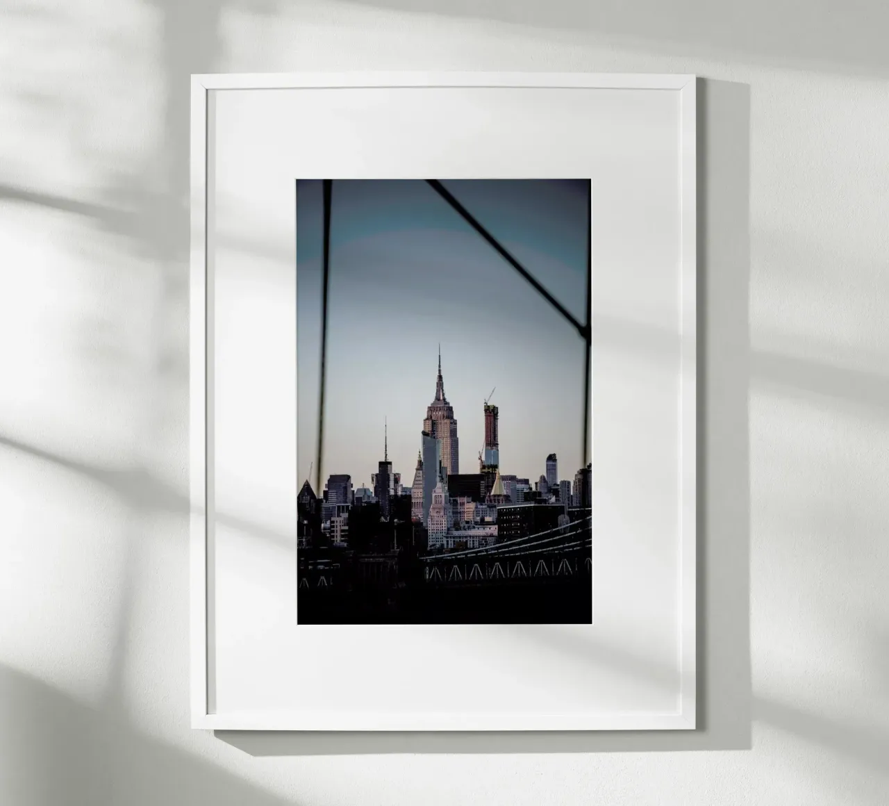 Manhattanites I poster con telaio in alluminio da Cordula Schaefer
