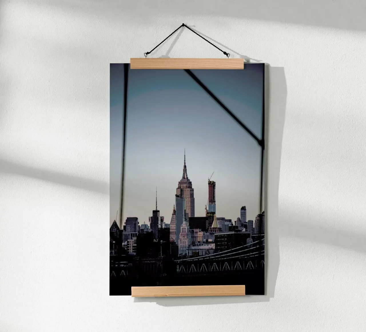 Manhattanites I poster con telaio in alluminio da Cordula Schaefer