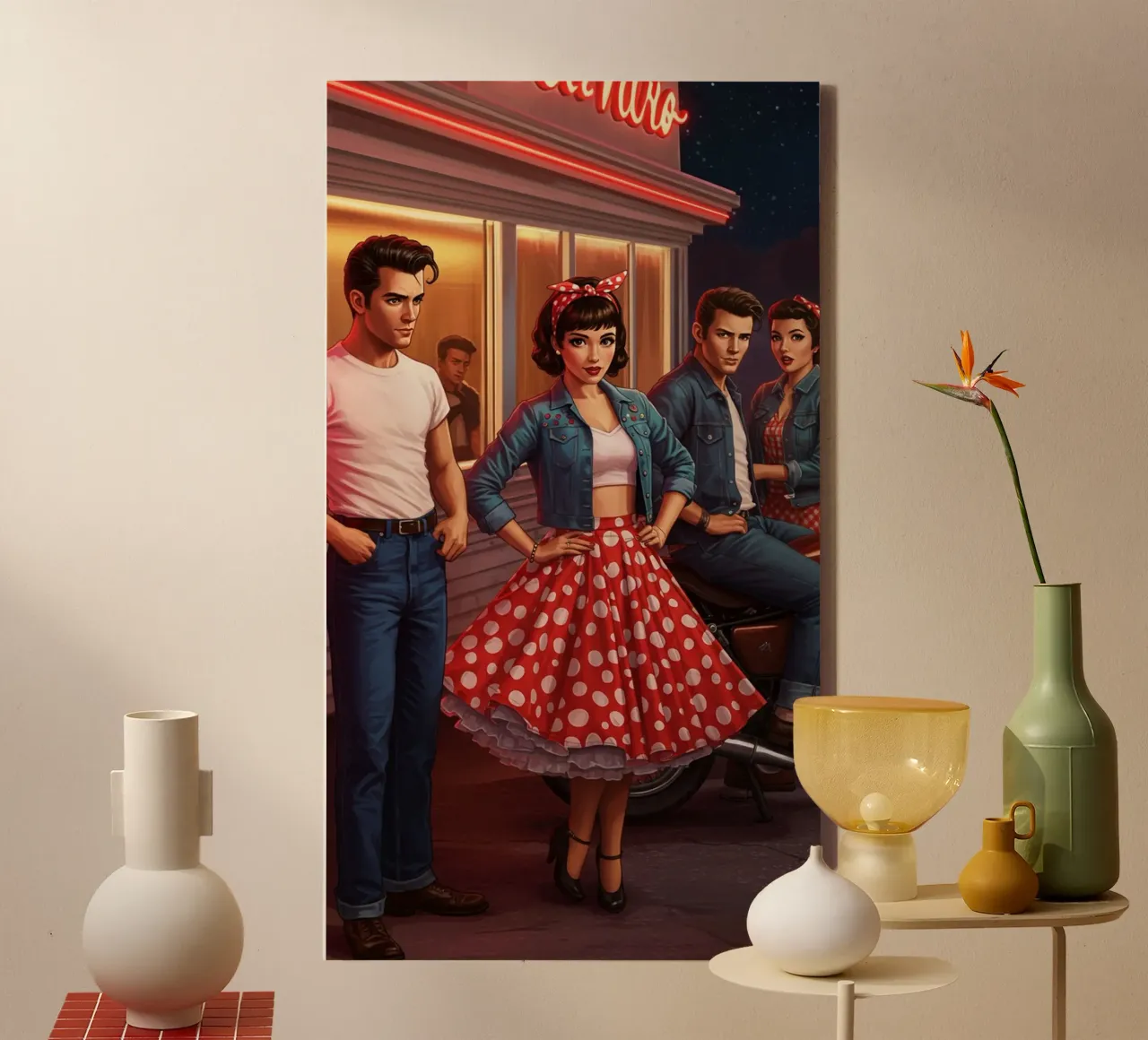 Diner Dreams Leinwand von Visiophia