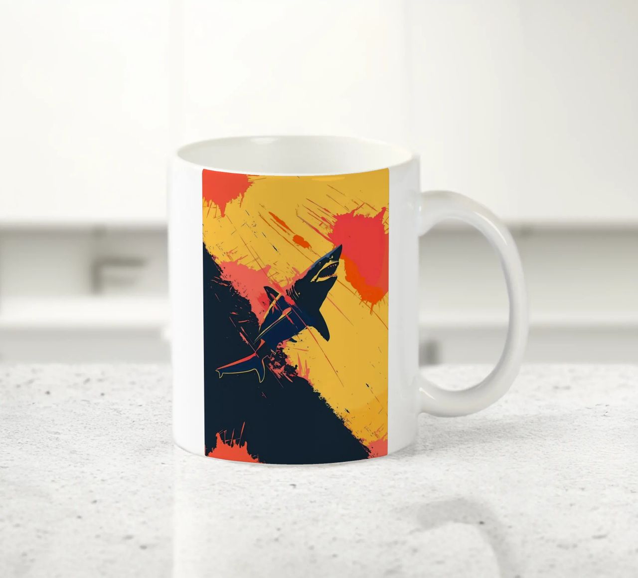 Moderno Retro Sharkr tazza in ceramica da Caeson
