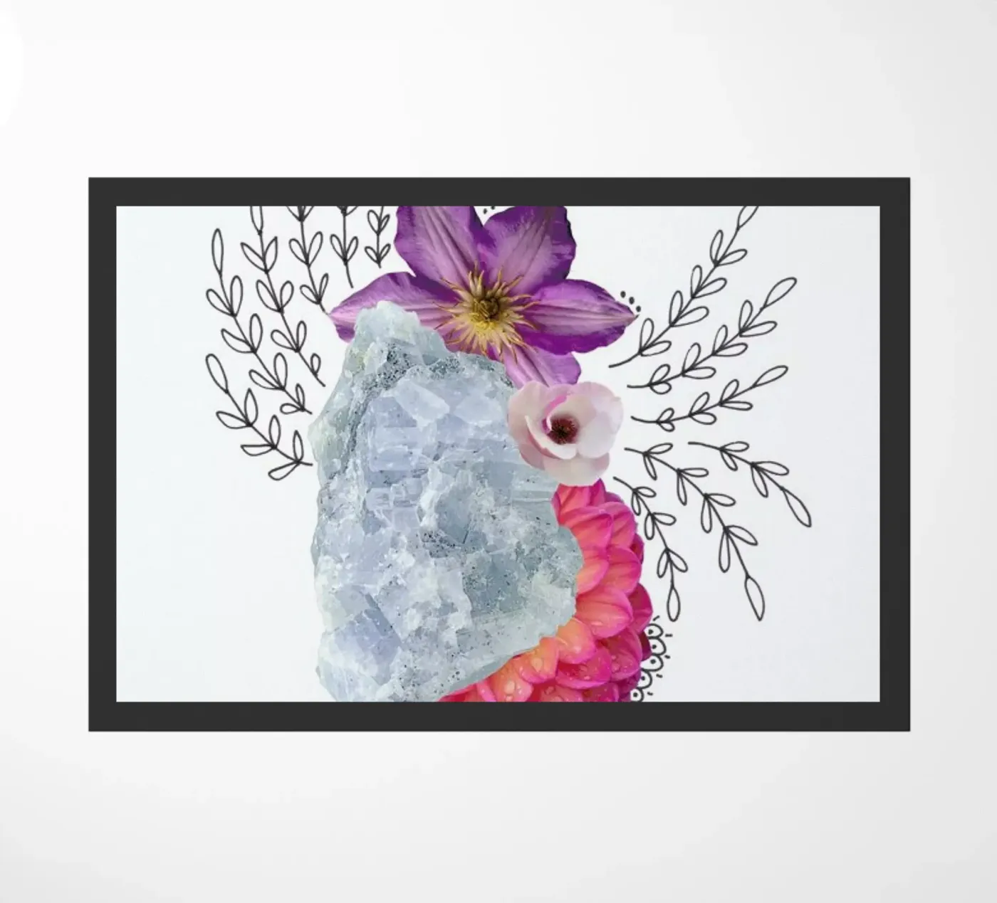 Quartz Collage doormat by Miles of Light