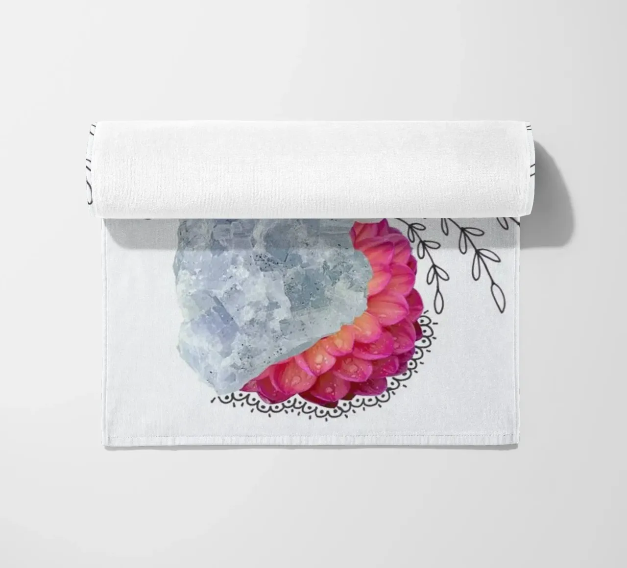 Quartz Collage beach towel by Miles of Light