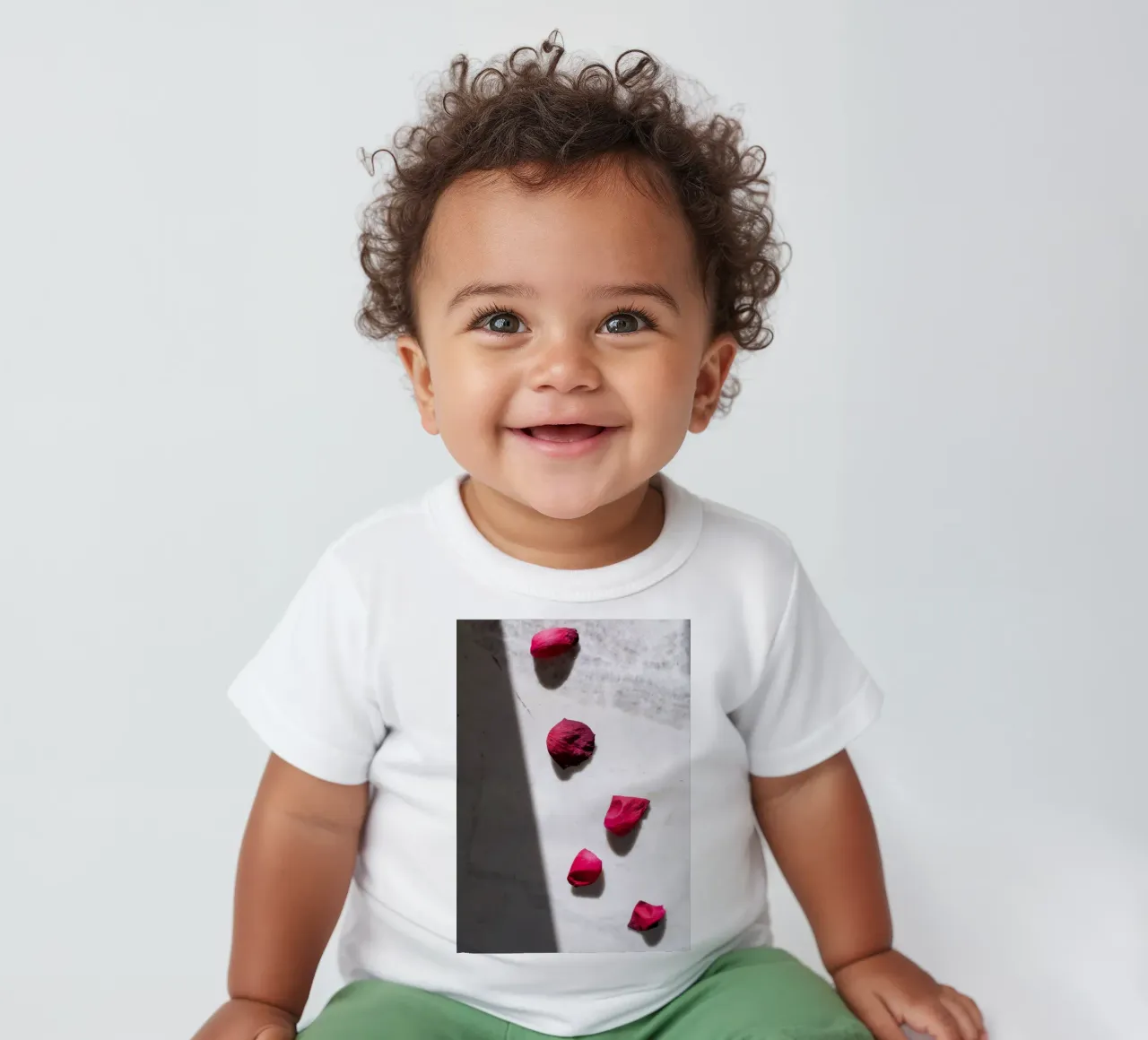 Petals #1 baby t-shirt by rafael campezato