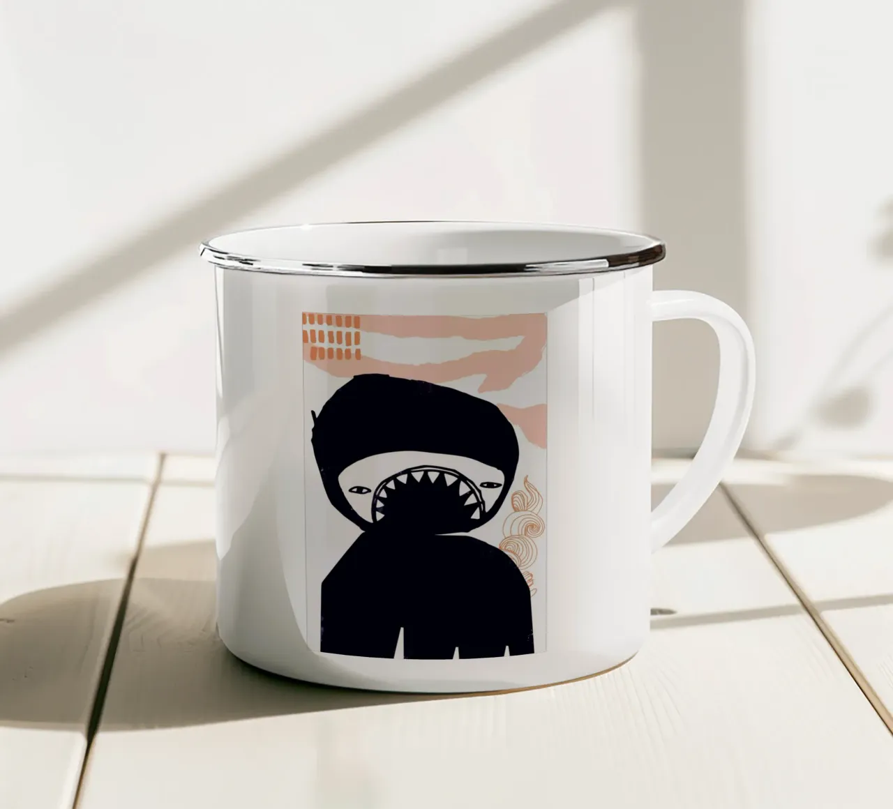 Wallington Emaille Tasse von Arthelps gGmbH
