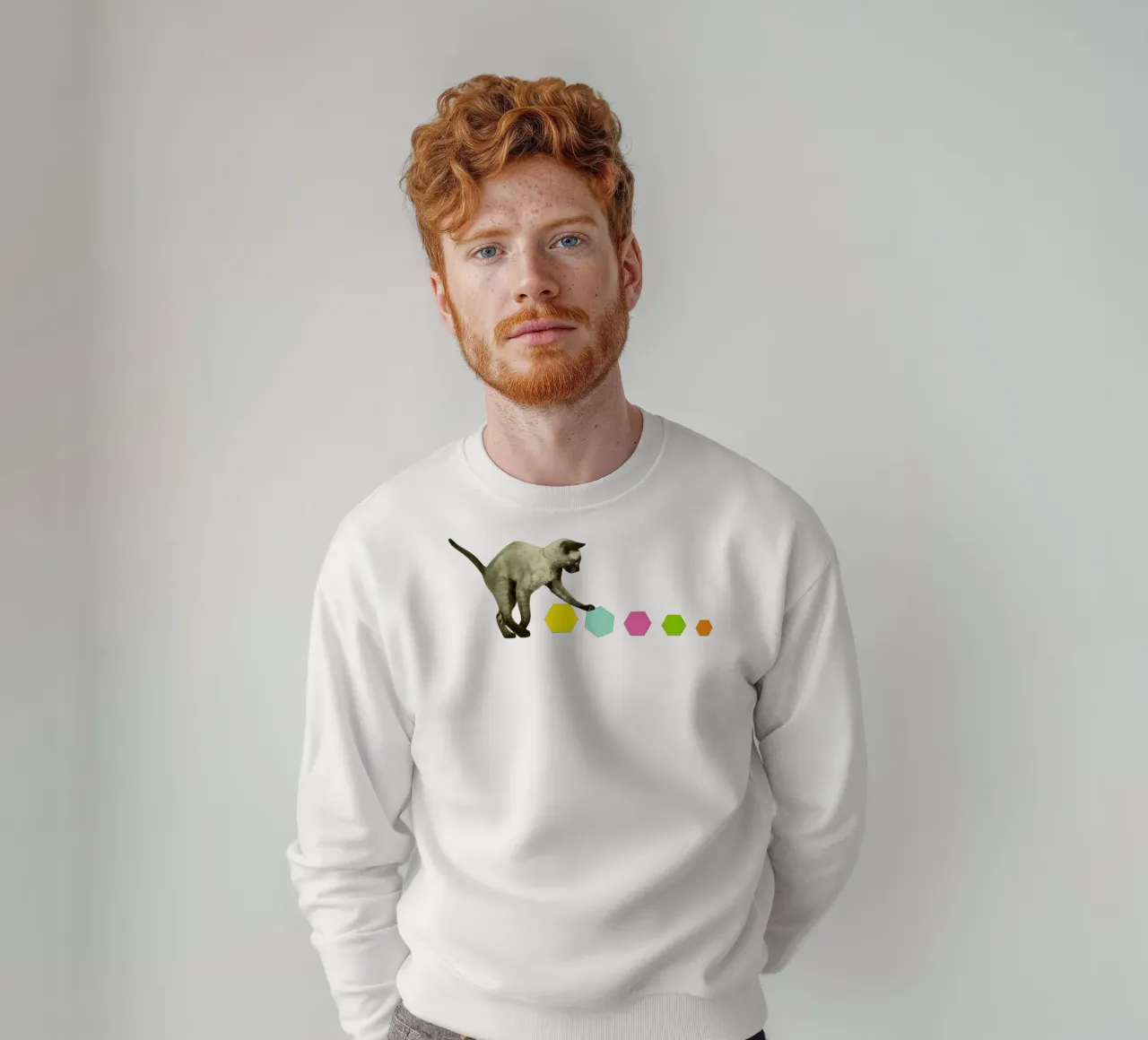 Gatto felpa da Cassia Beck Collage