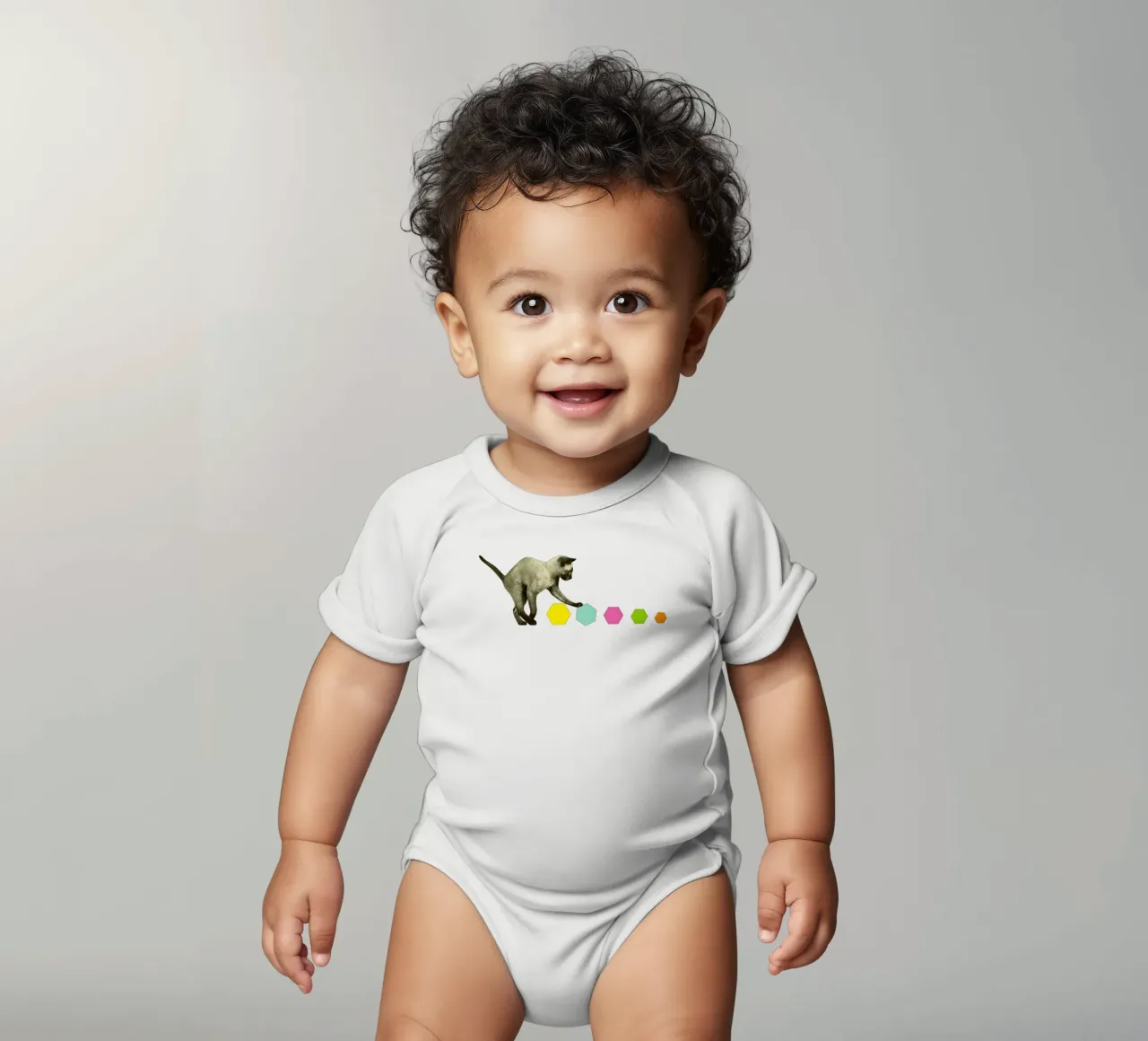 Kitty Cat body bébé de Cassia Beck Collage