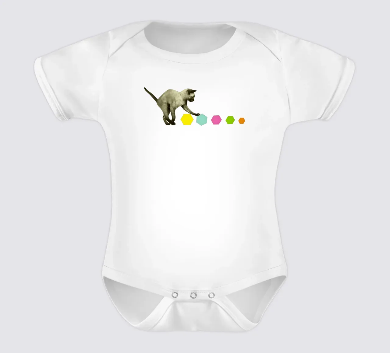 Kitty Cat body bébé de Cassia Beck Collage